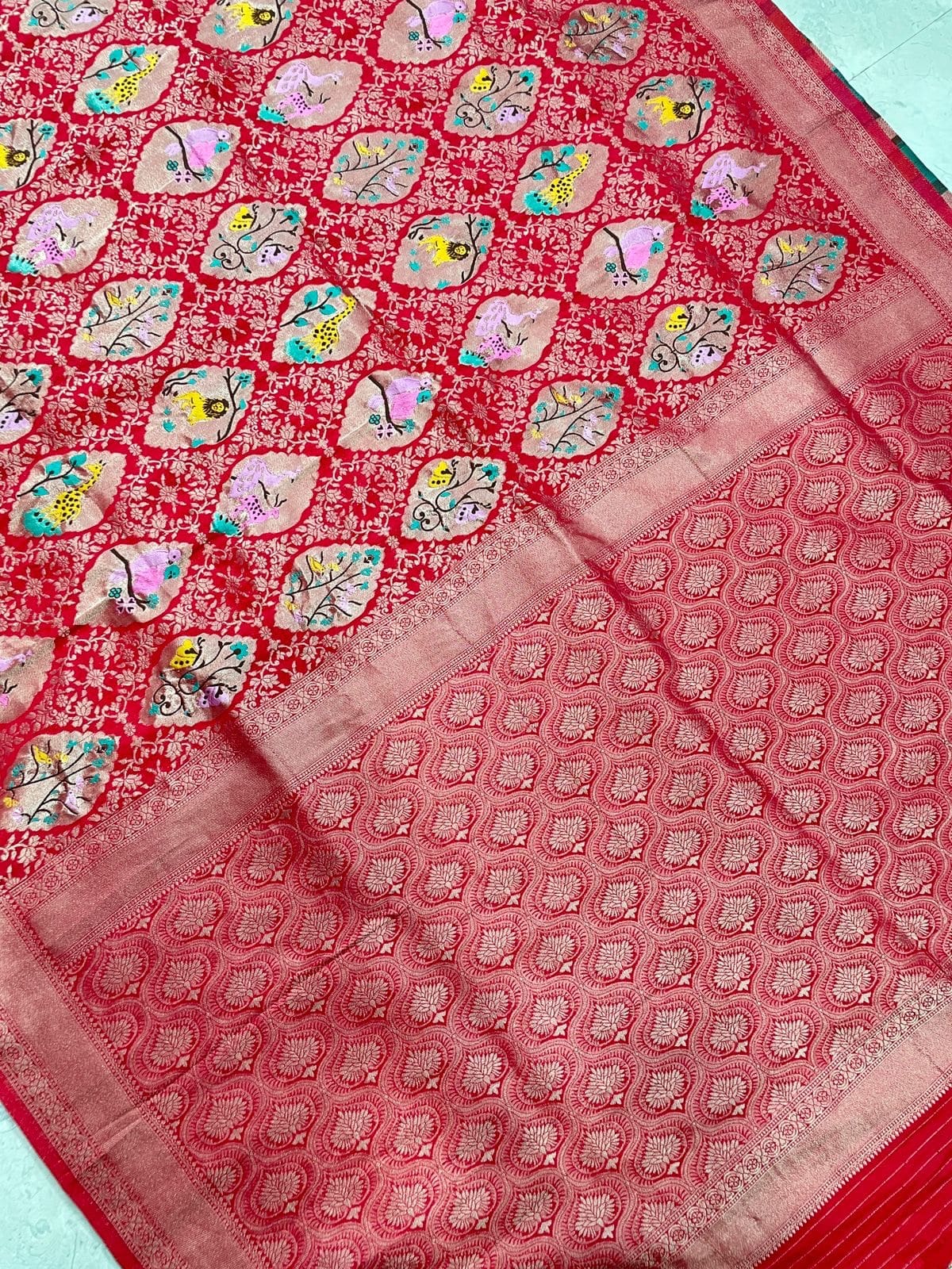Premium quality Jungle theme Saree