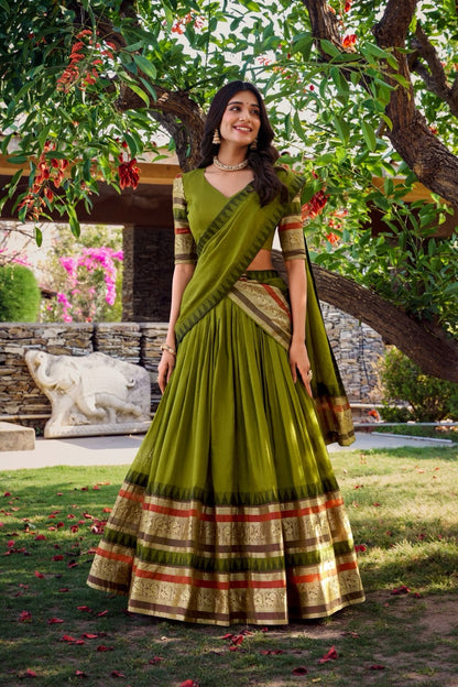 Chanderi Lehenga