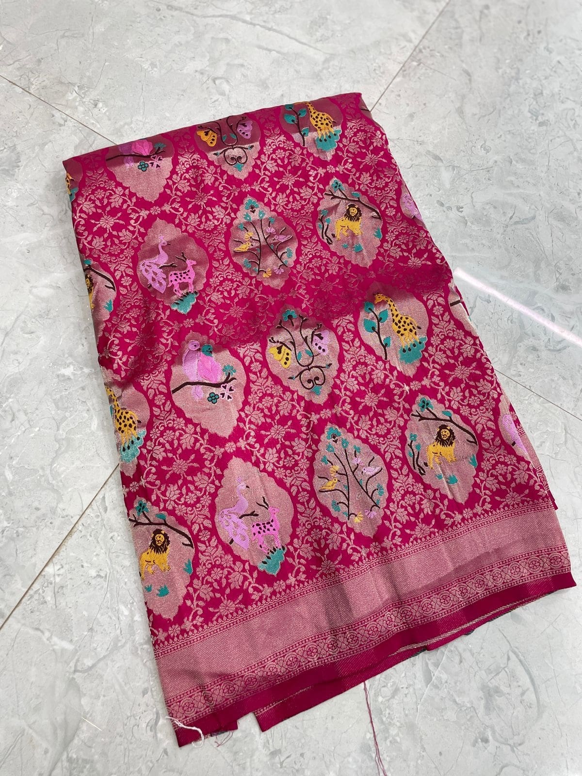Premium quality Jungle theme Saree