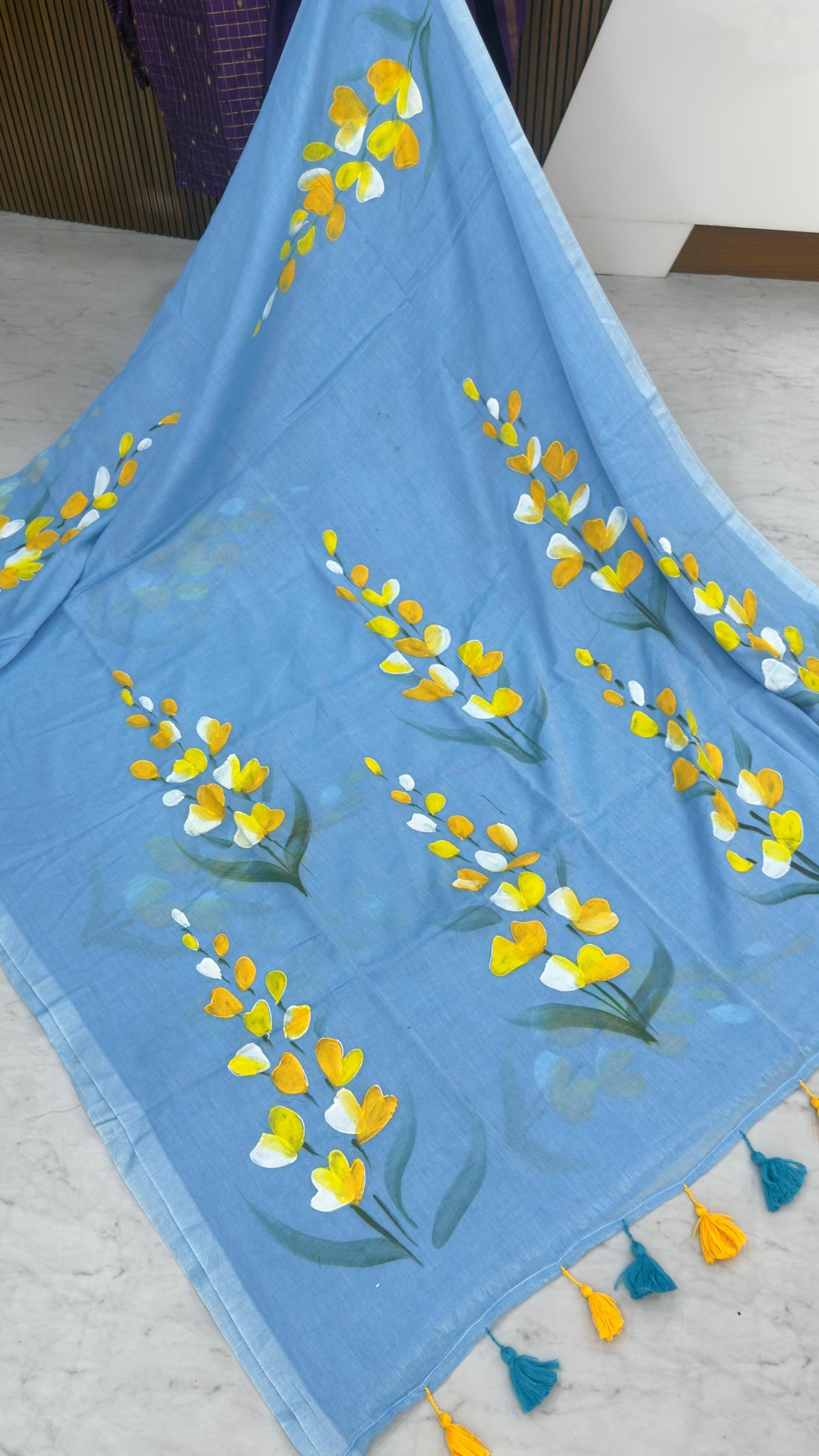 Mul cotton sarees(No blouse)