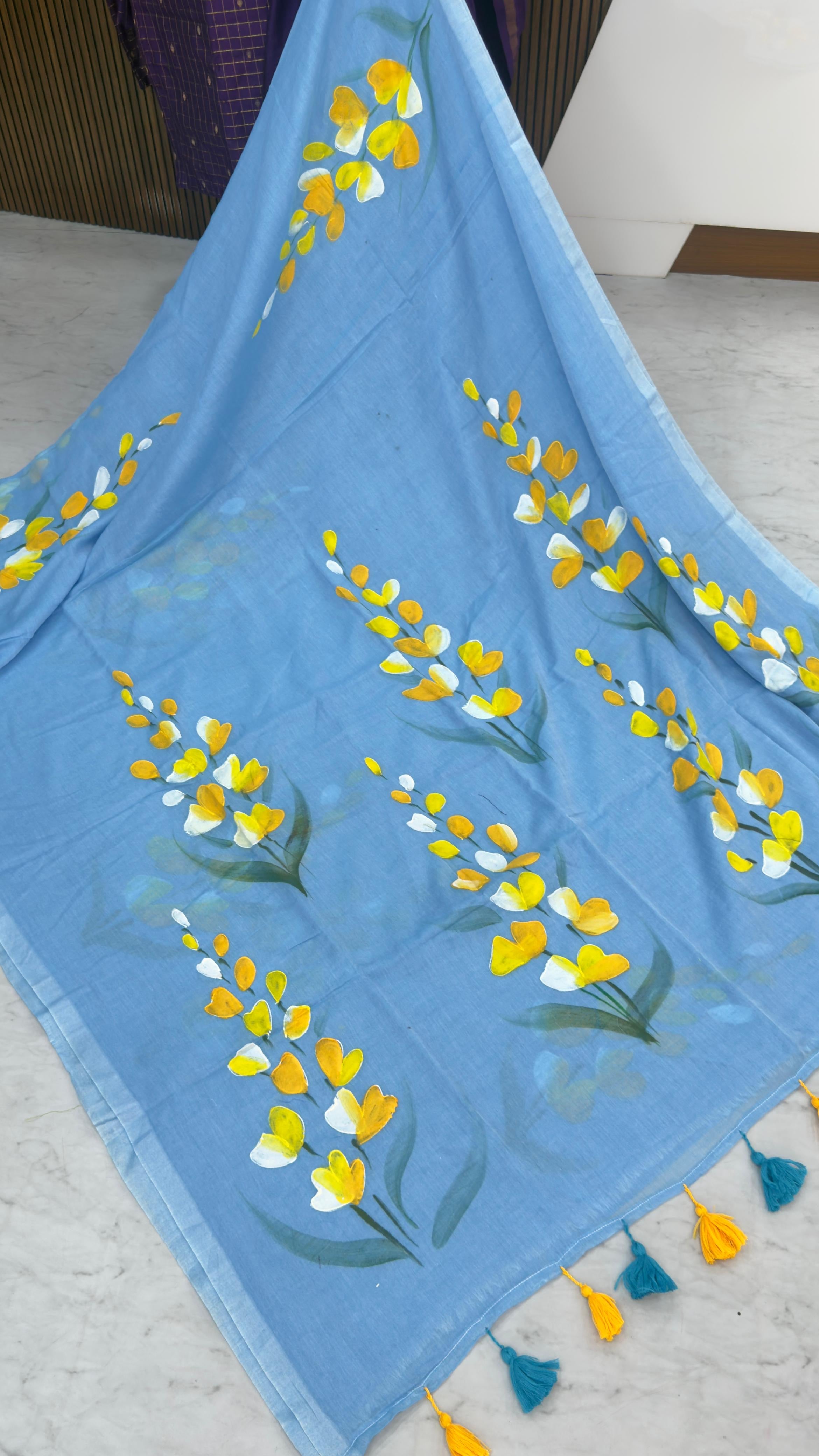 Mul cotton sarees(No blouse)