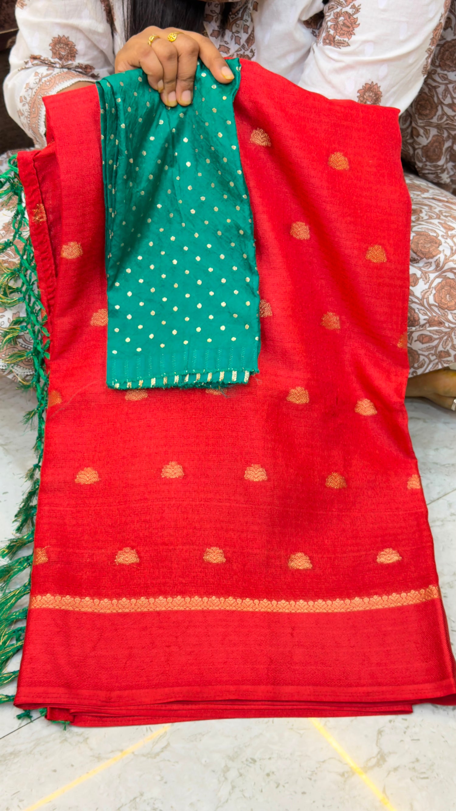 Tussar Banarasi Georgette saree
