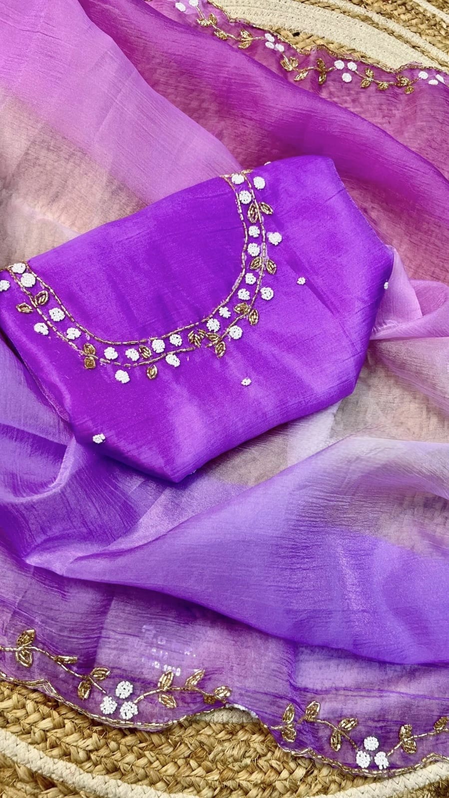 Triple Shaded Party Wear Sarees