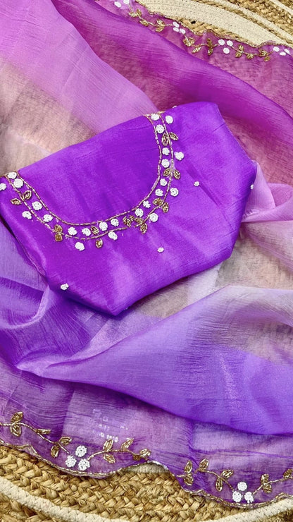 Triple Shaded Party Wear Sarees