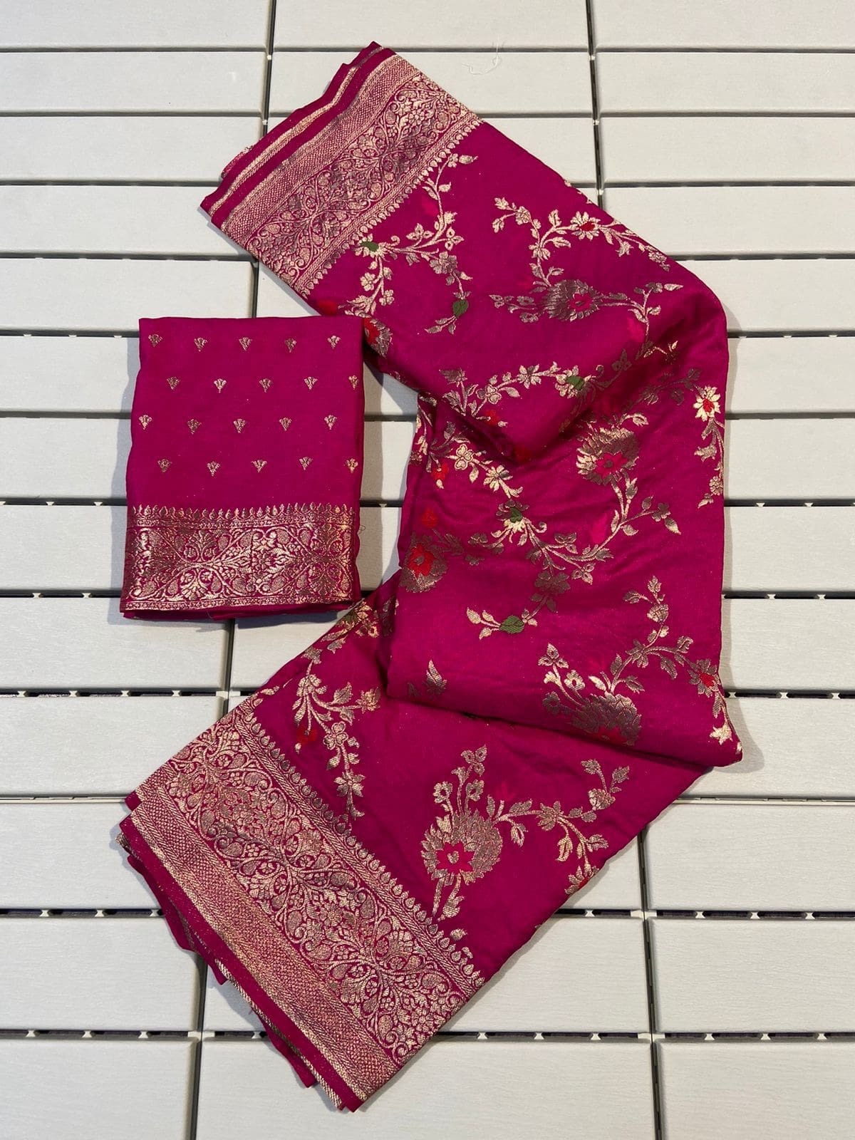 Brocade soft Banarasi saree