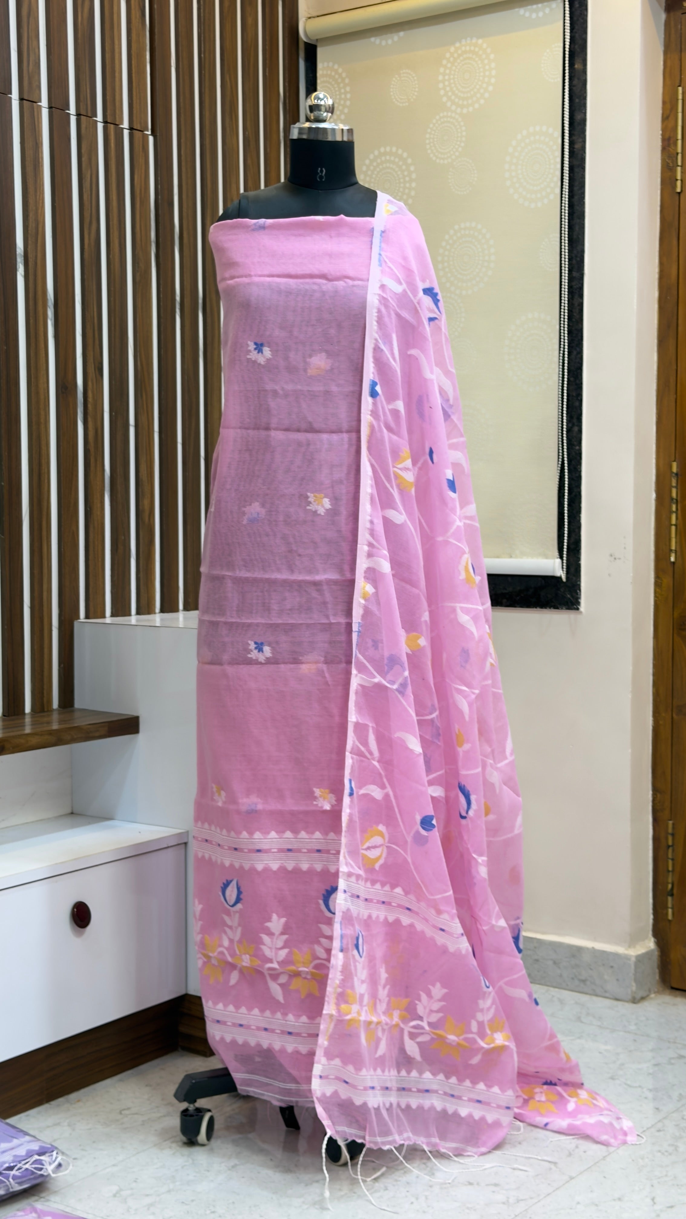 Jamdhani dress materials