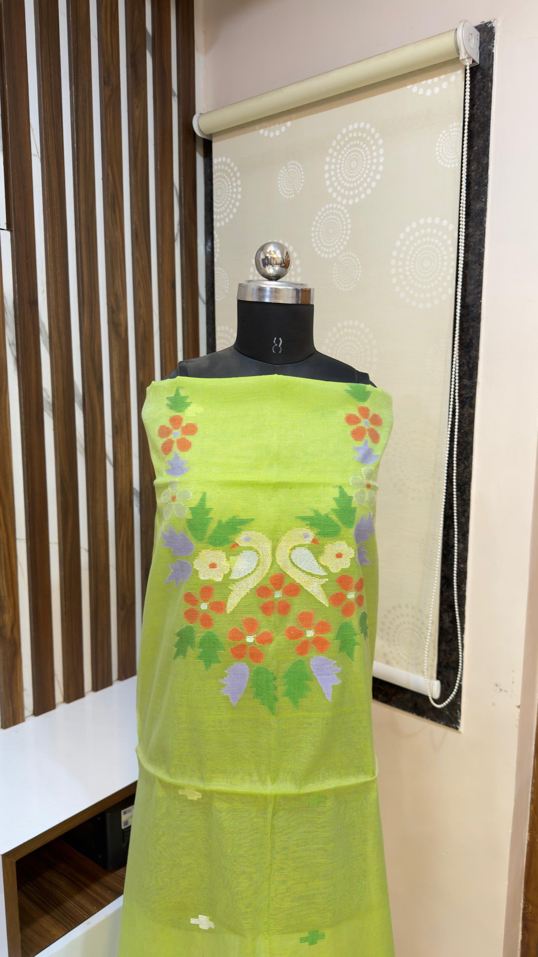 Handloom Muslin Jamdhani Dress materials
