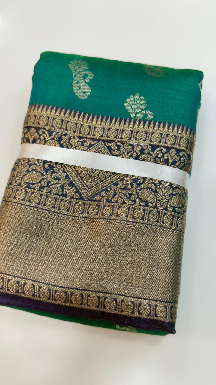 Soft Kanchi Patti inspired sarees