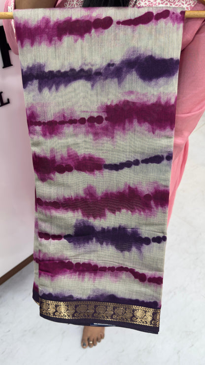 Maheshwari silk in mangalagiri style