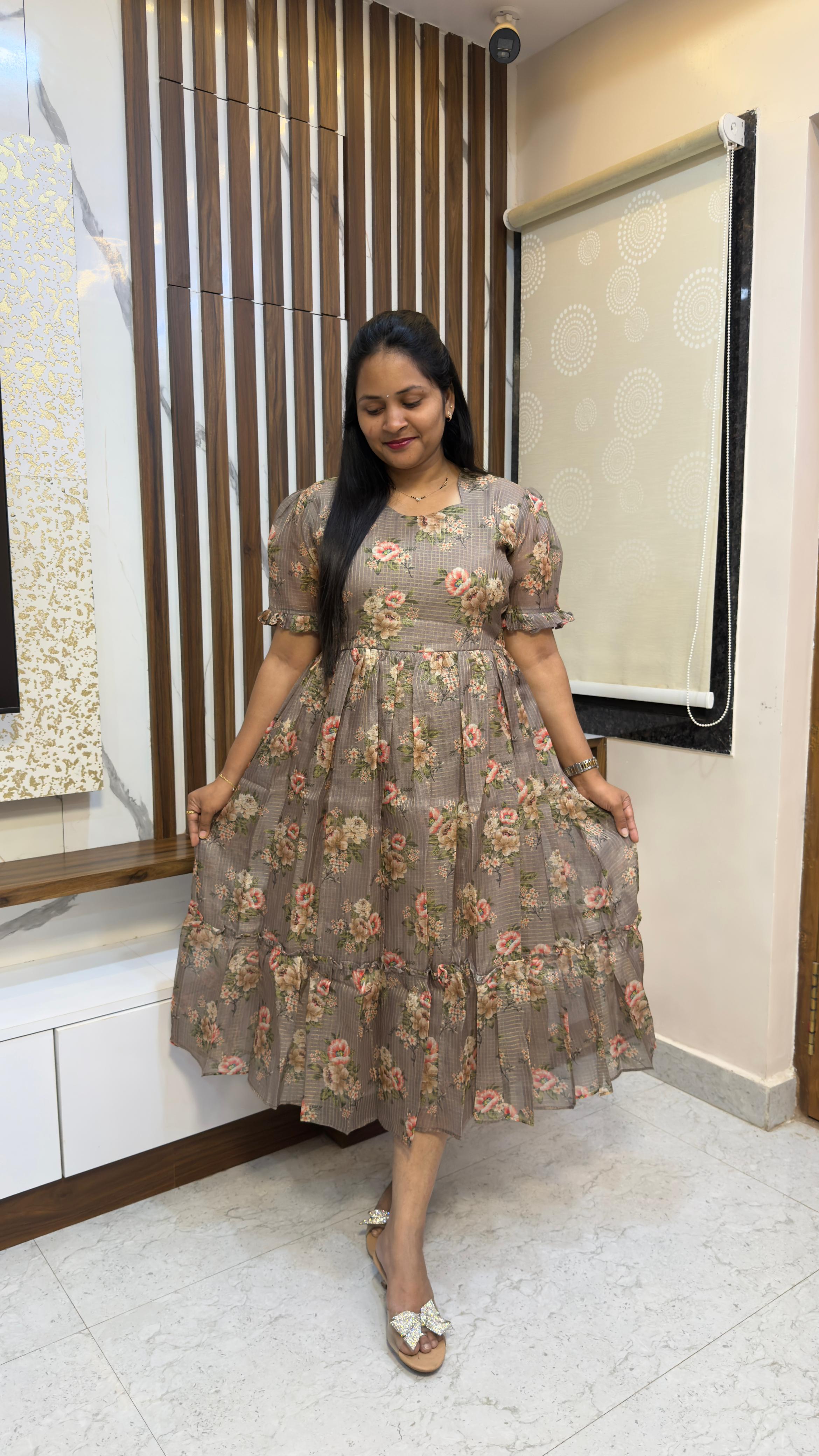 Floral Kota frocks