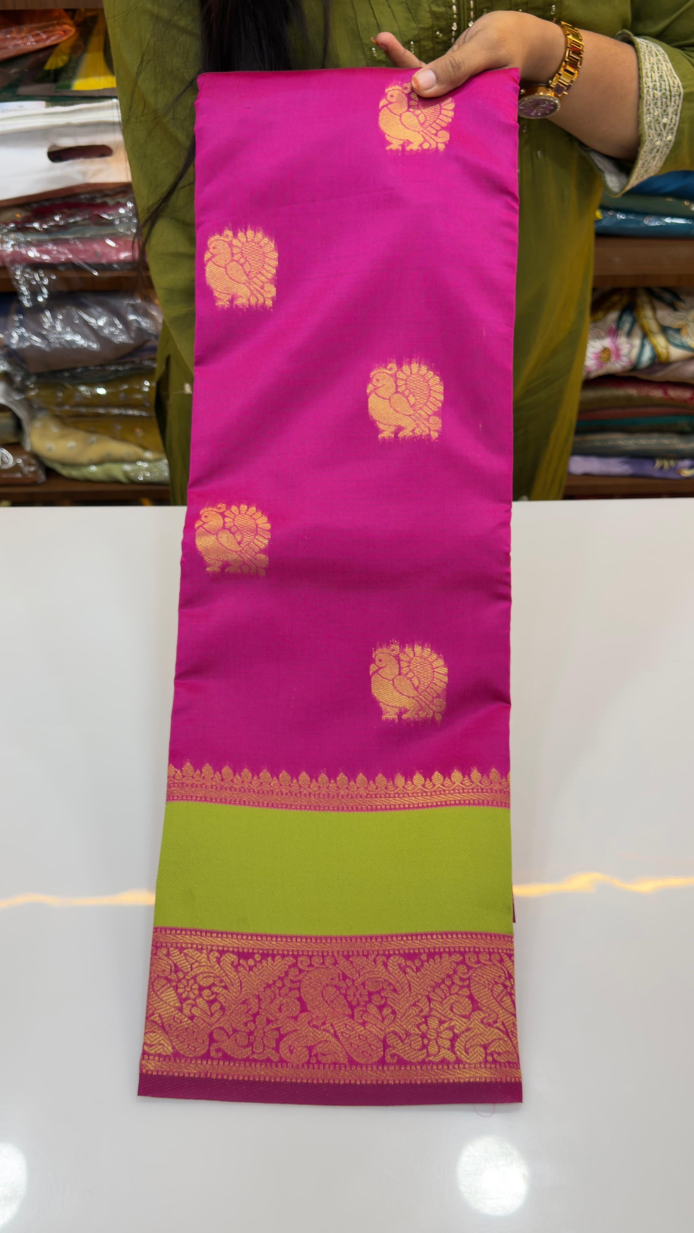 Vintage style soft pattu sarees