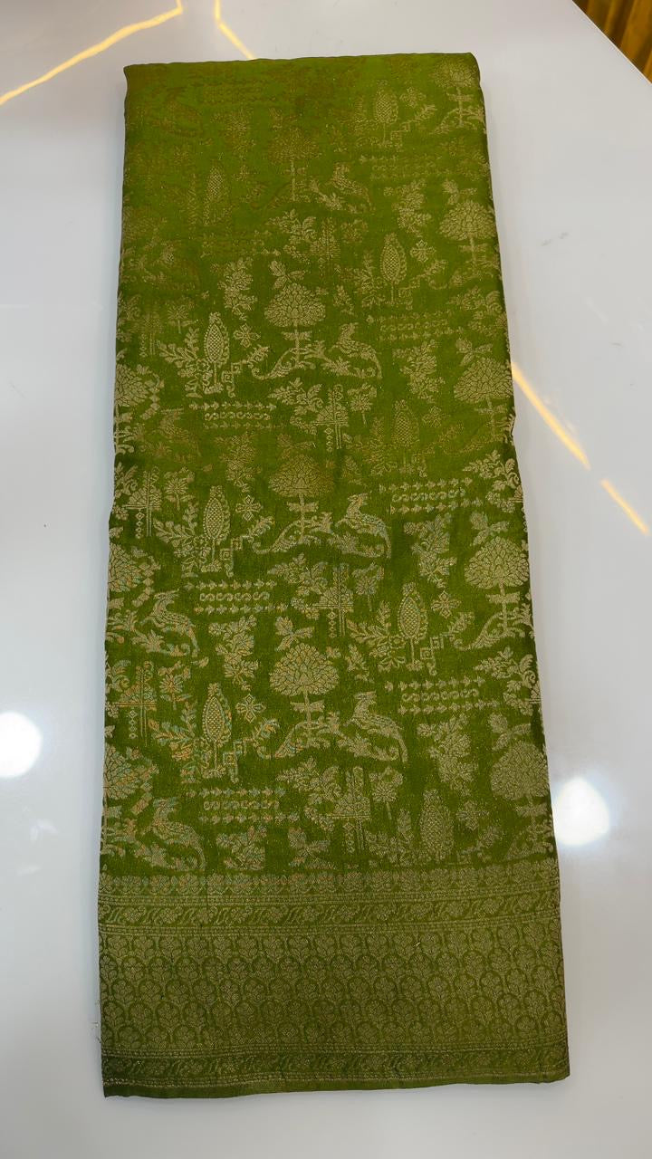 Banarasi viscous all over weaving saree