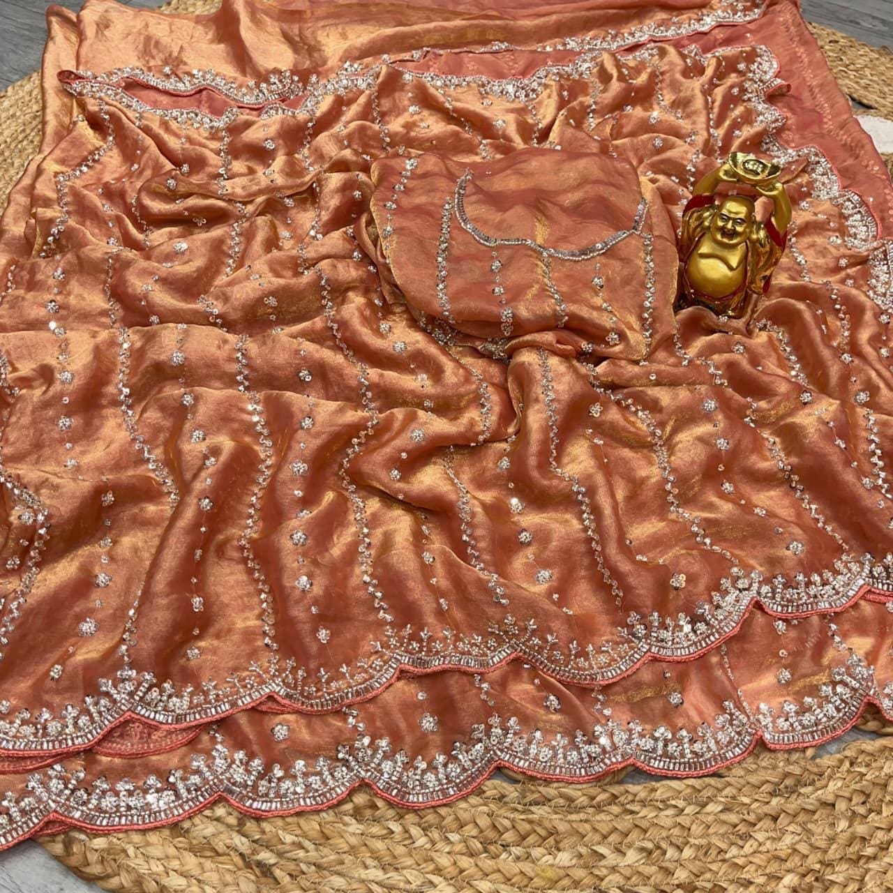 Heavy Work Saree