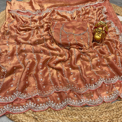 Heavy Work Saree