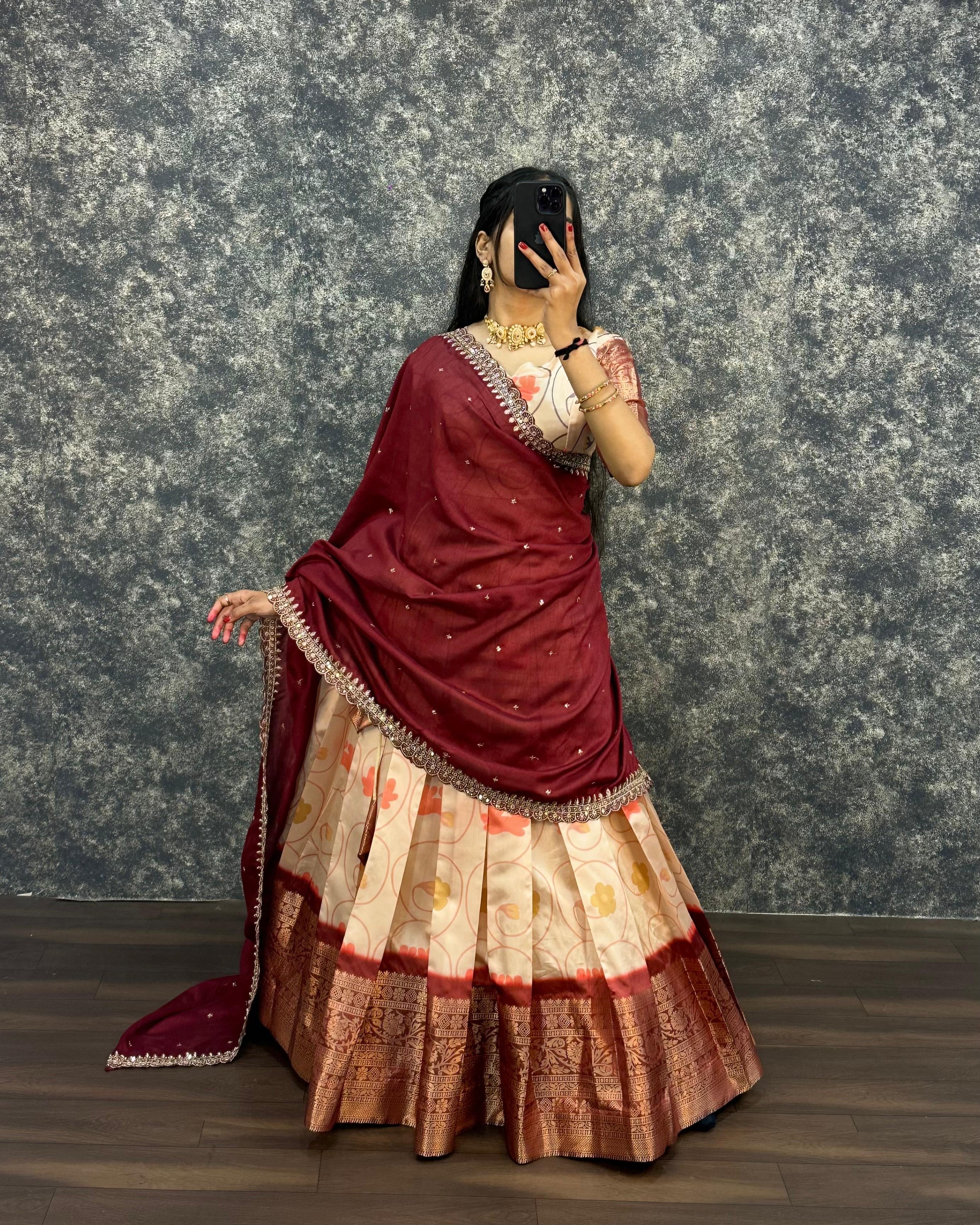 ORIGINAL SOUTH LICHI SILK WITH DIGITAL PRINT