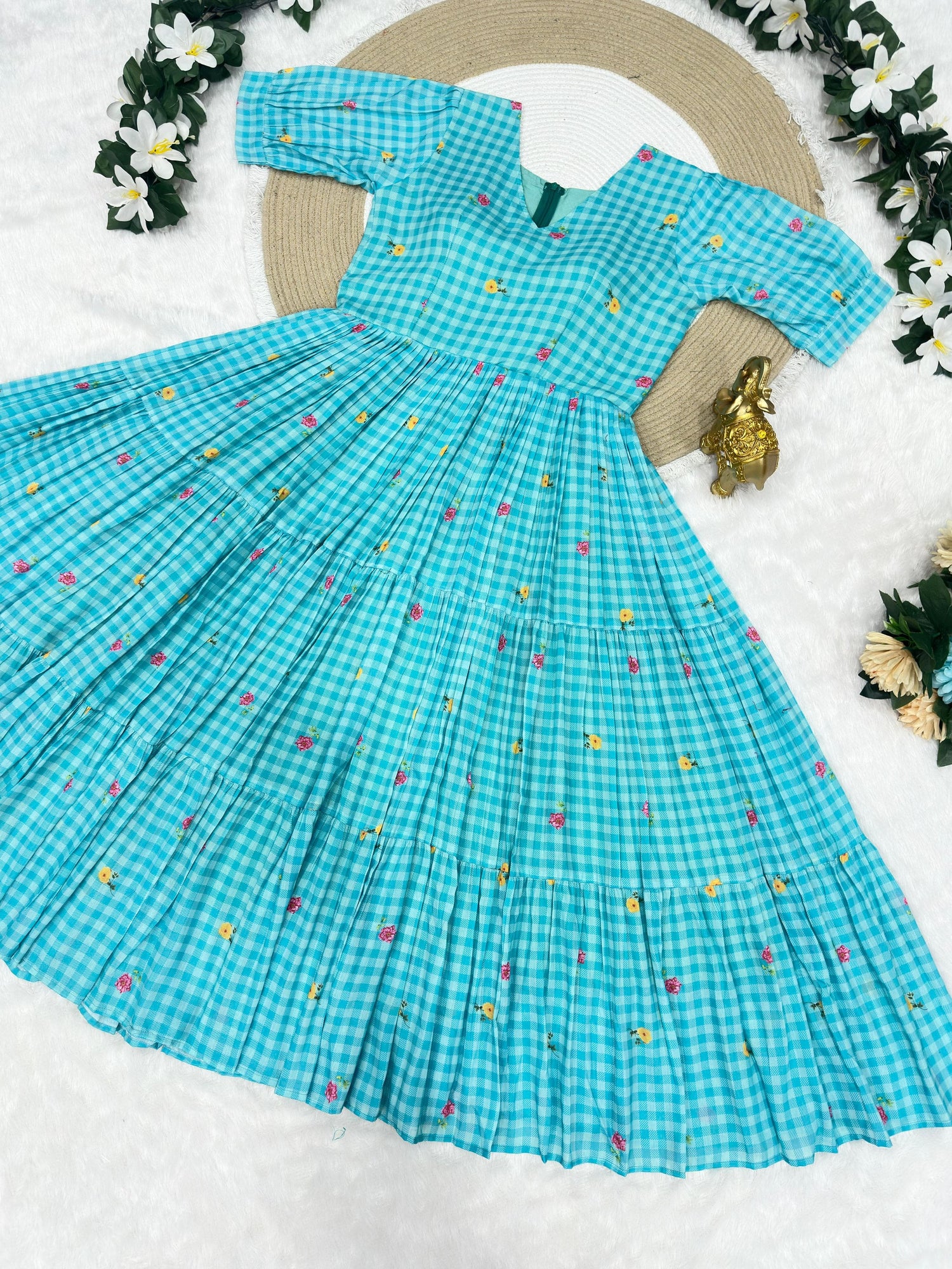 Mul-Chanderi frocks