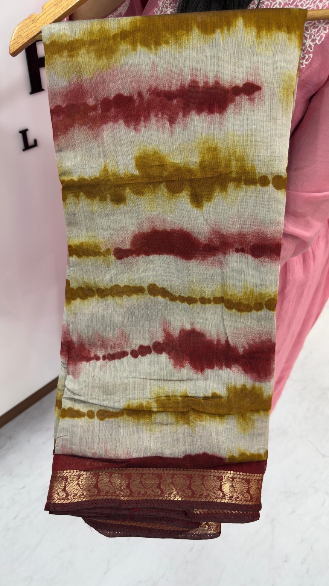Maheshwari silk in mangalagiri style