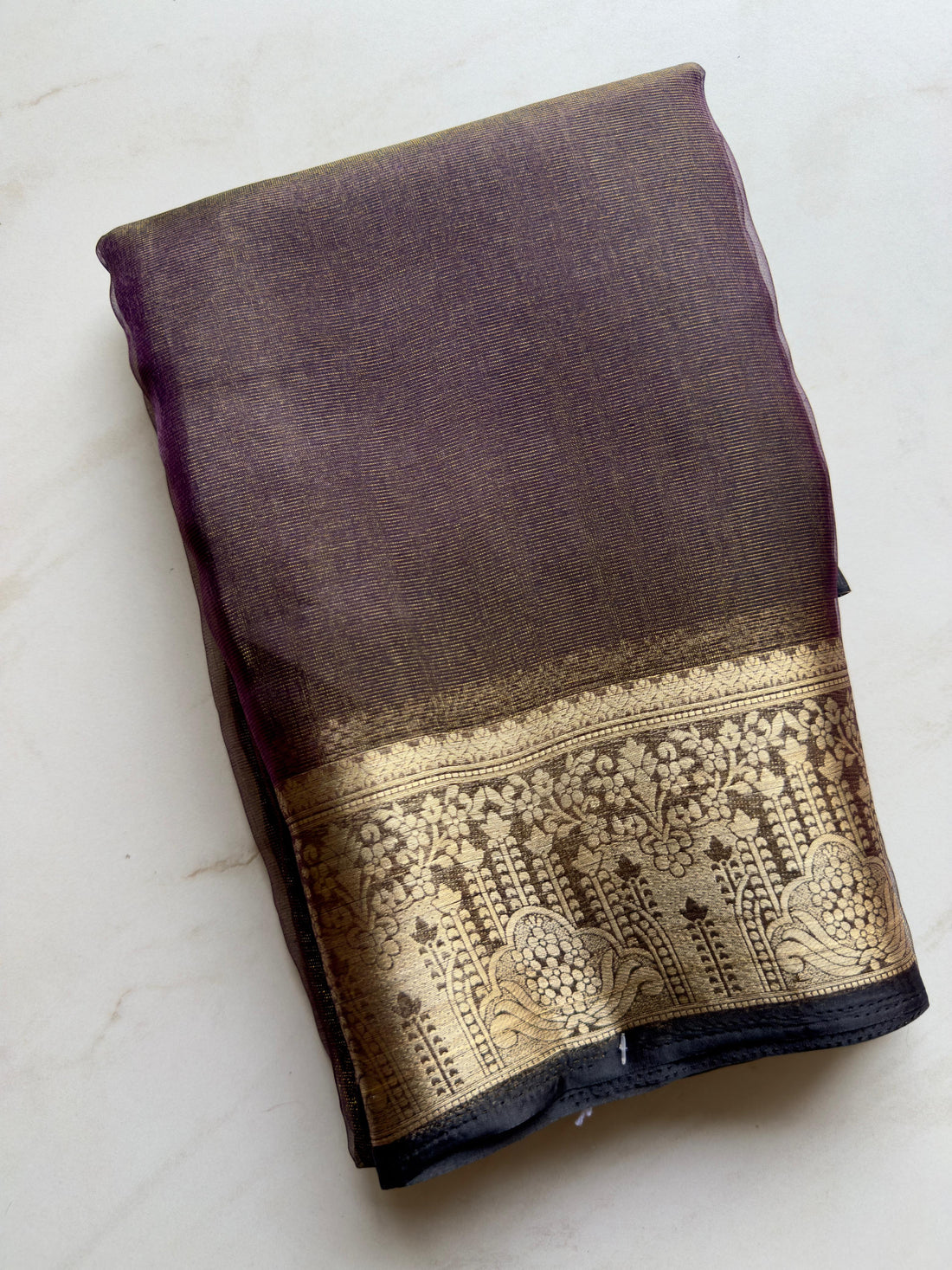 Organza tissue saree