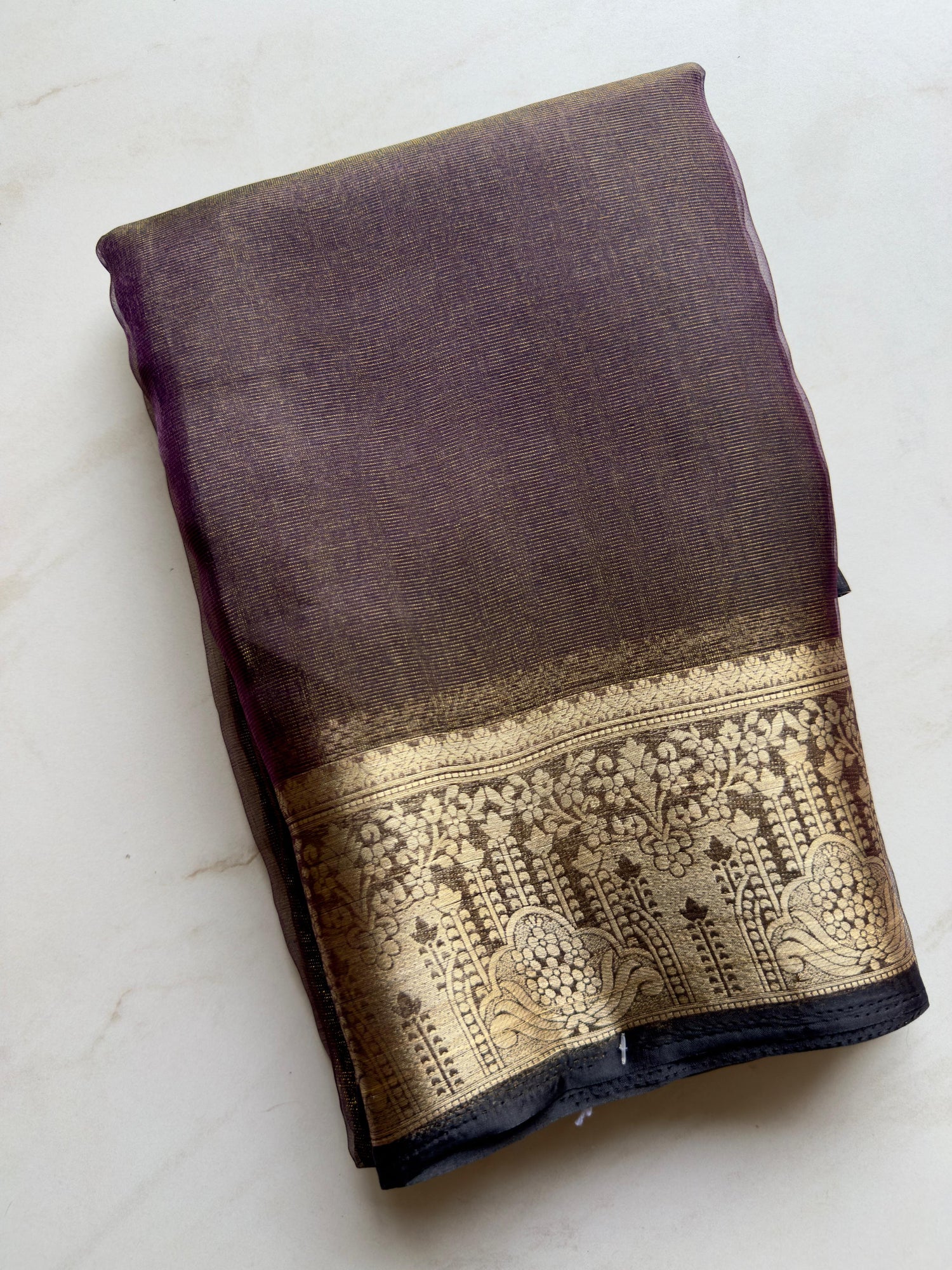 Organza tissue saree