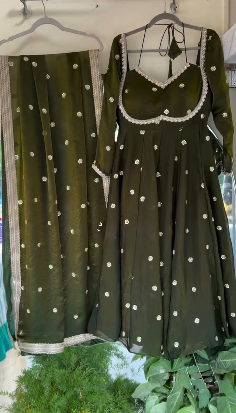 Anarkali three piece set