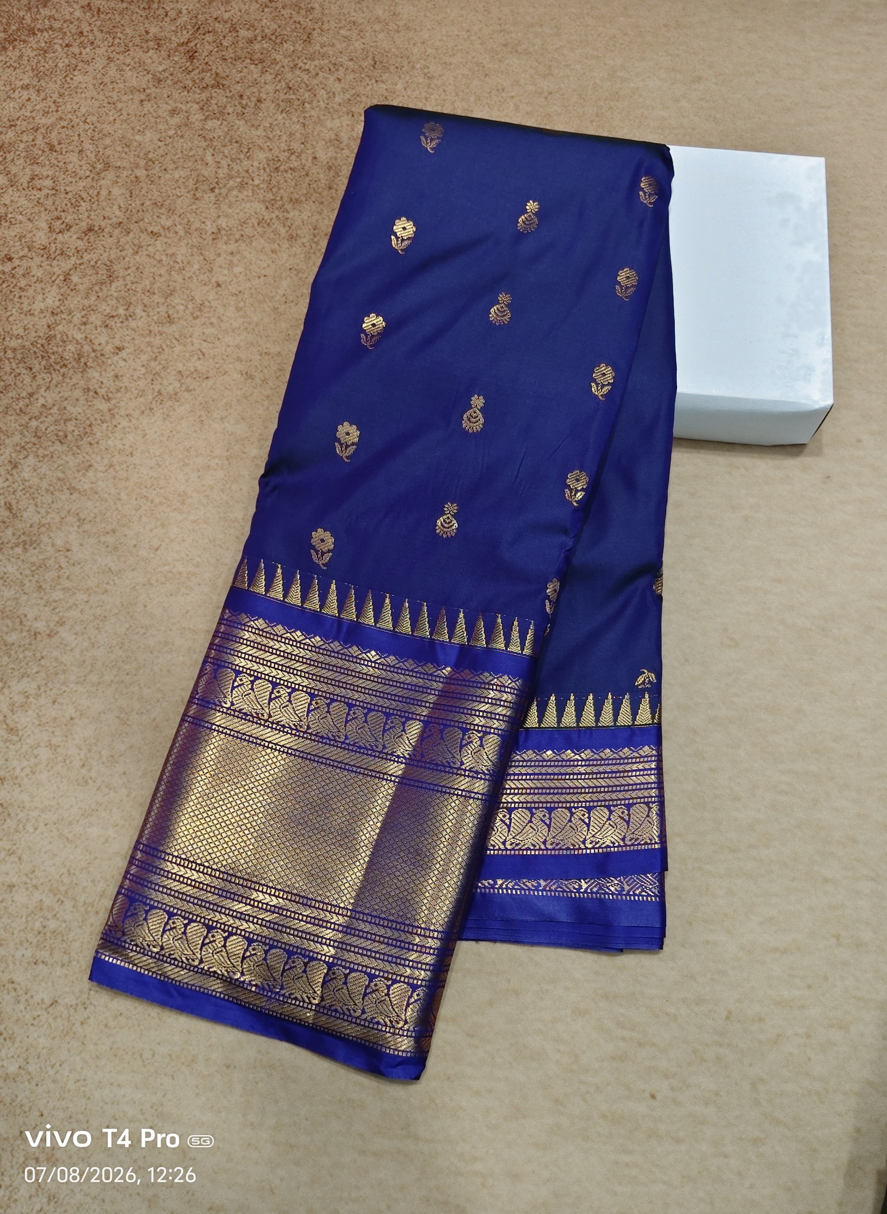 Vintage semi Kanchi pattu sarees