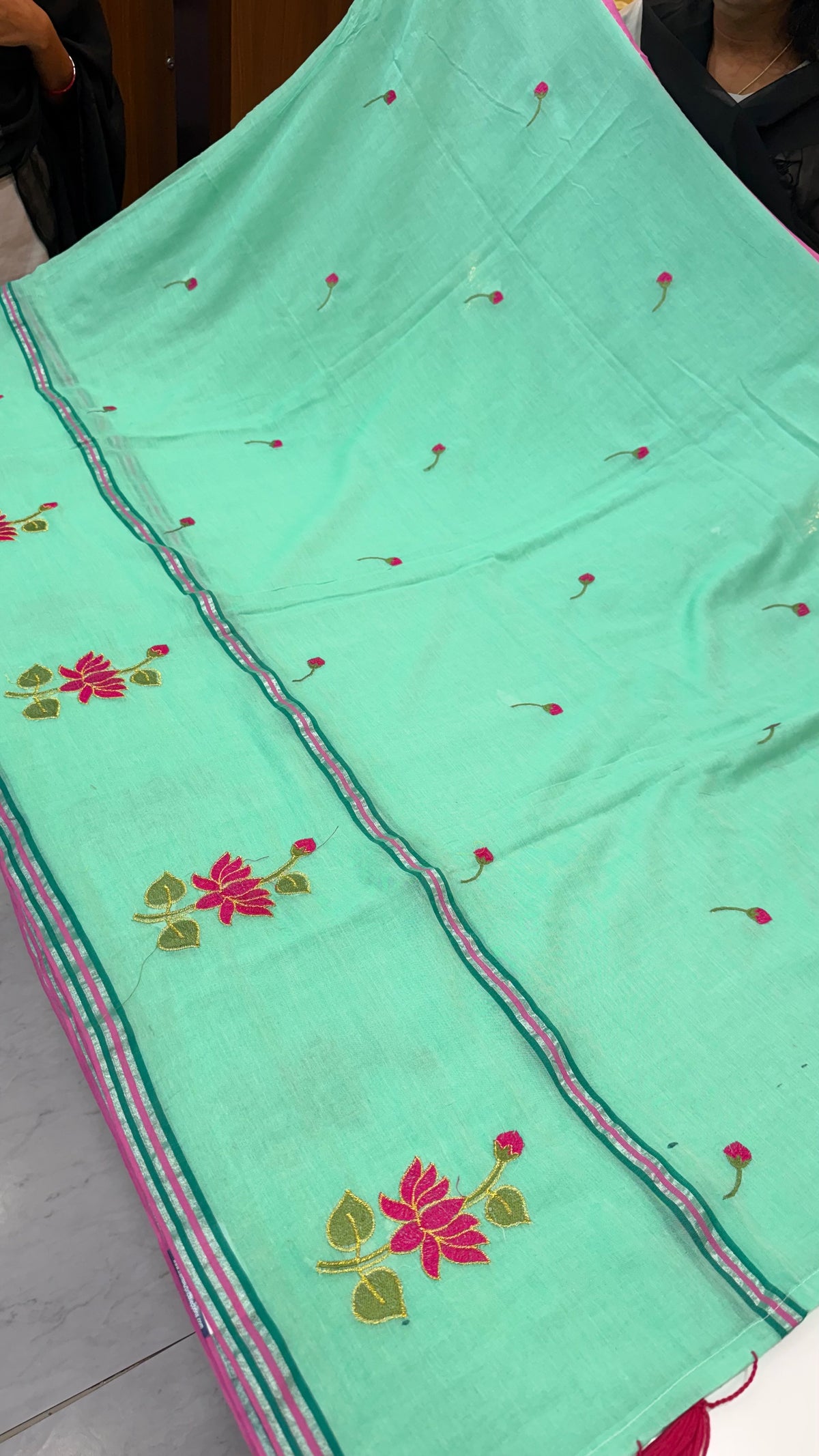 Mul cotton saree