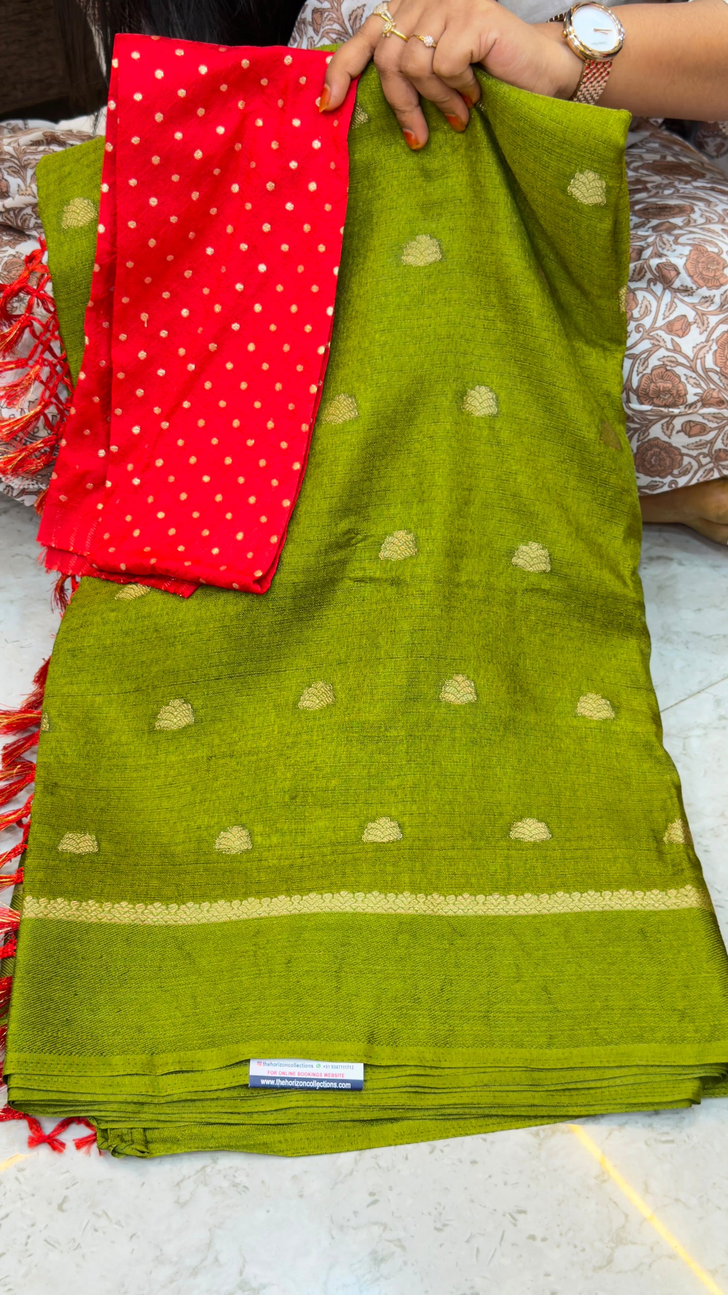 Tussar Banarasi Georgette saree
