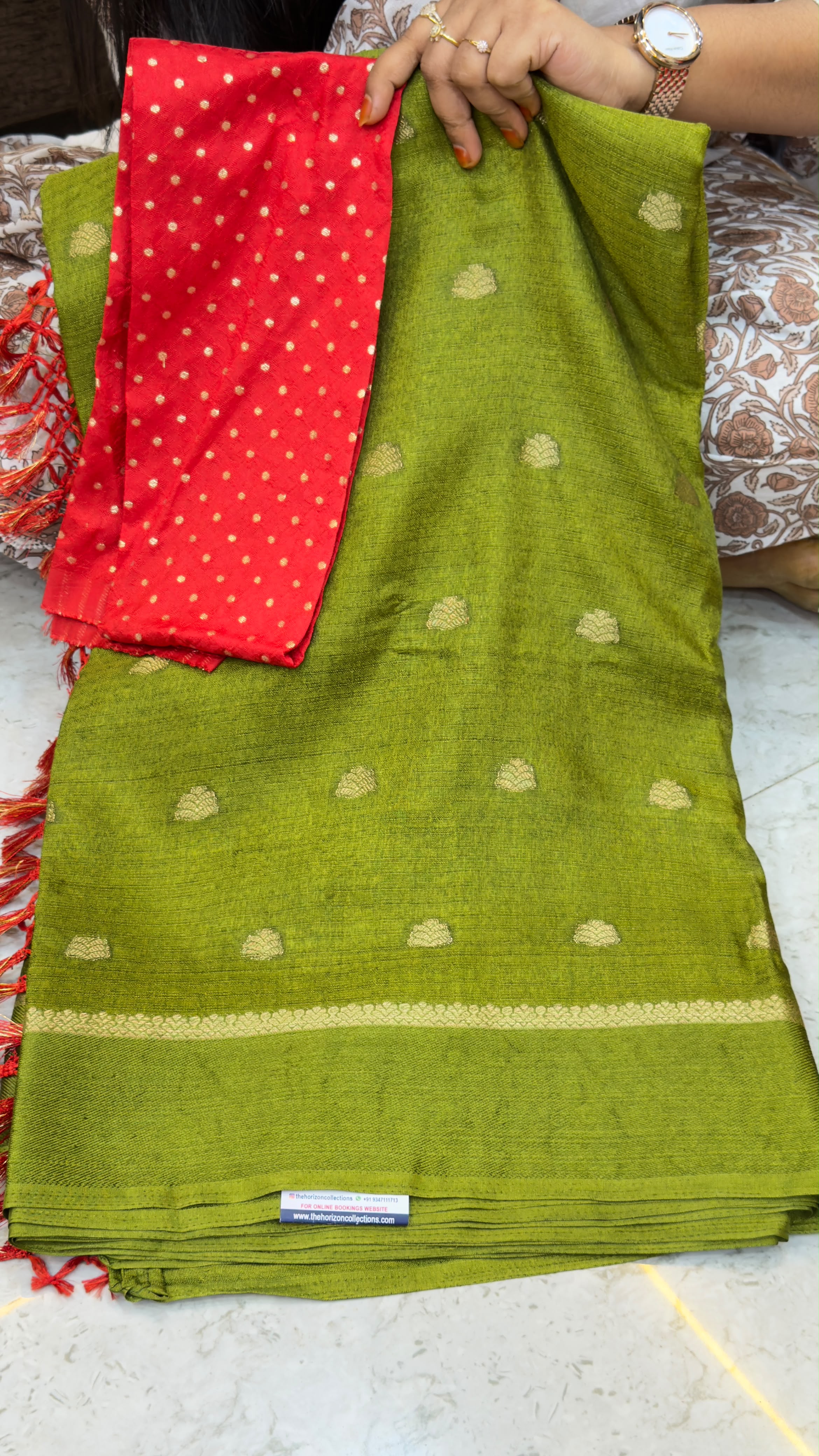 Tussar Banarasi Georgette saree