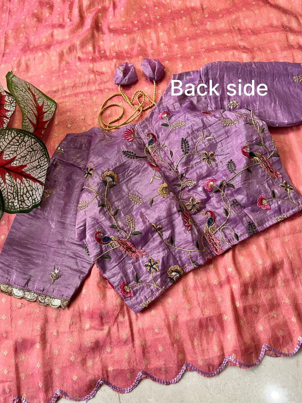 Party wear with stitched blouse