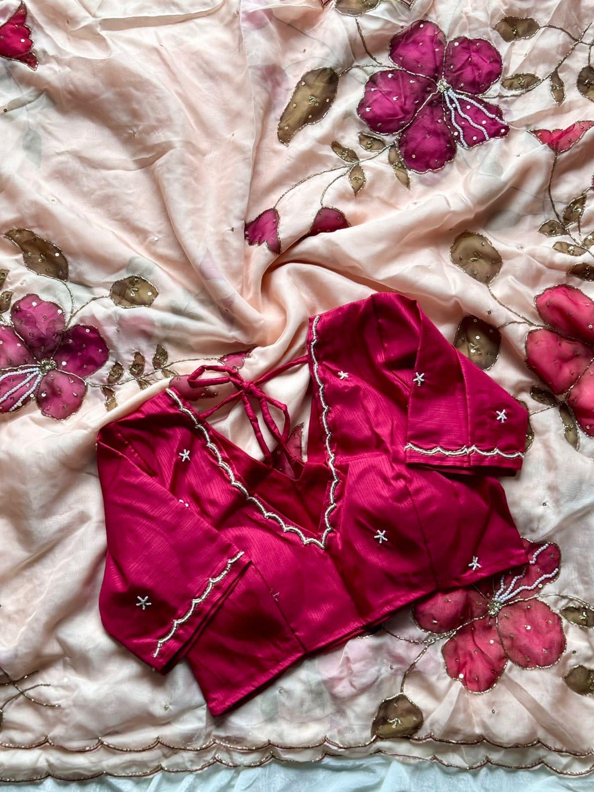 Soft Tabi silk designer saree