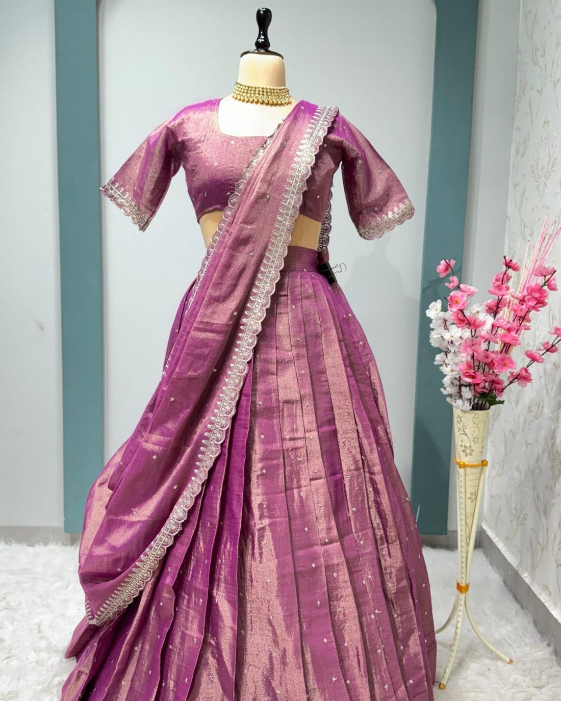 Dual tone lehenga