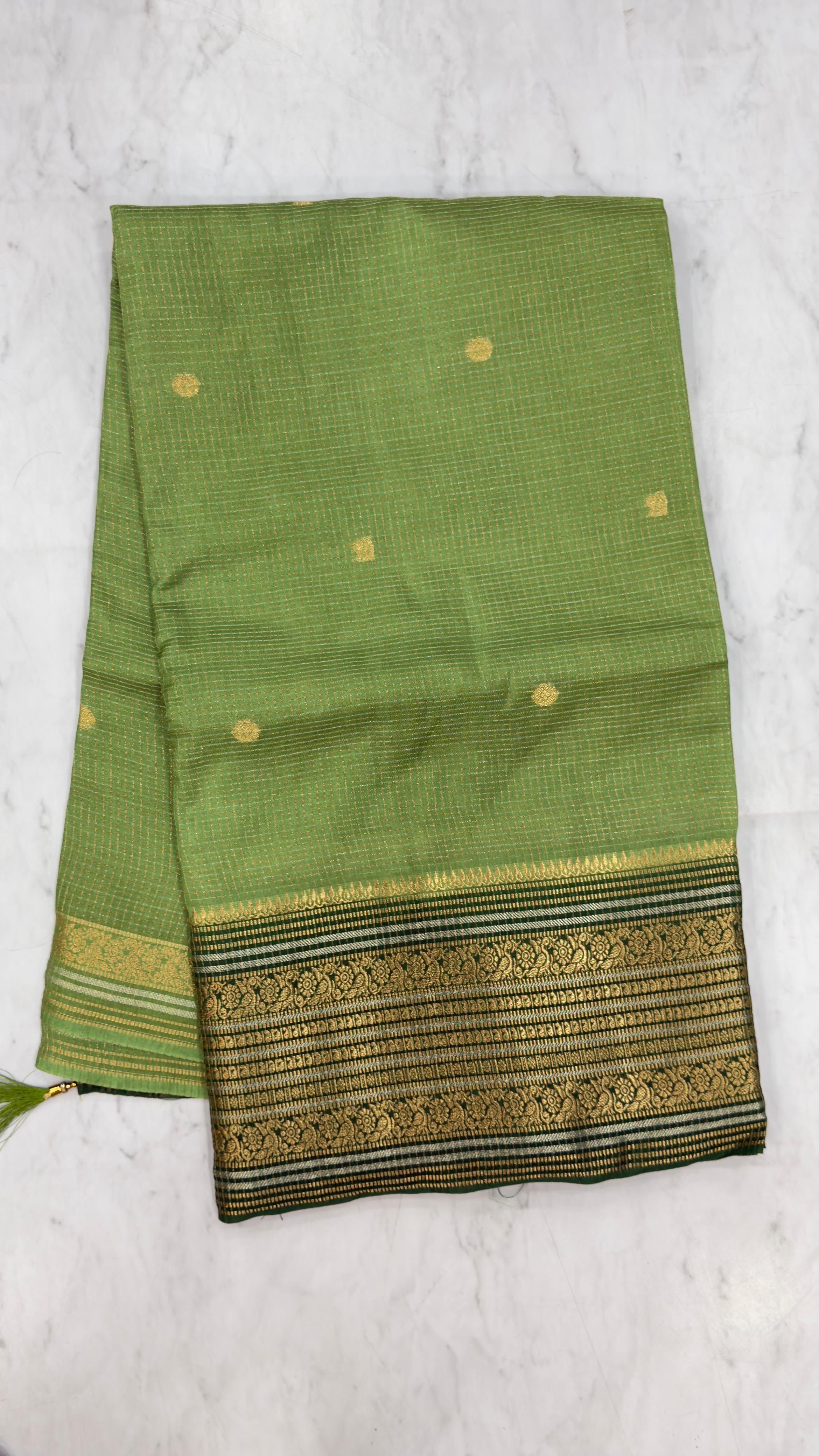 Banarasi vintage chexs sarees