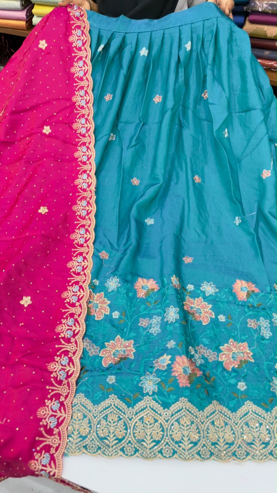 Space silk designer Lehenga