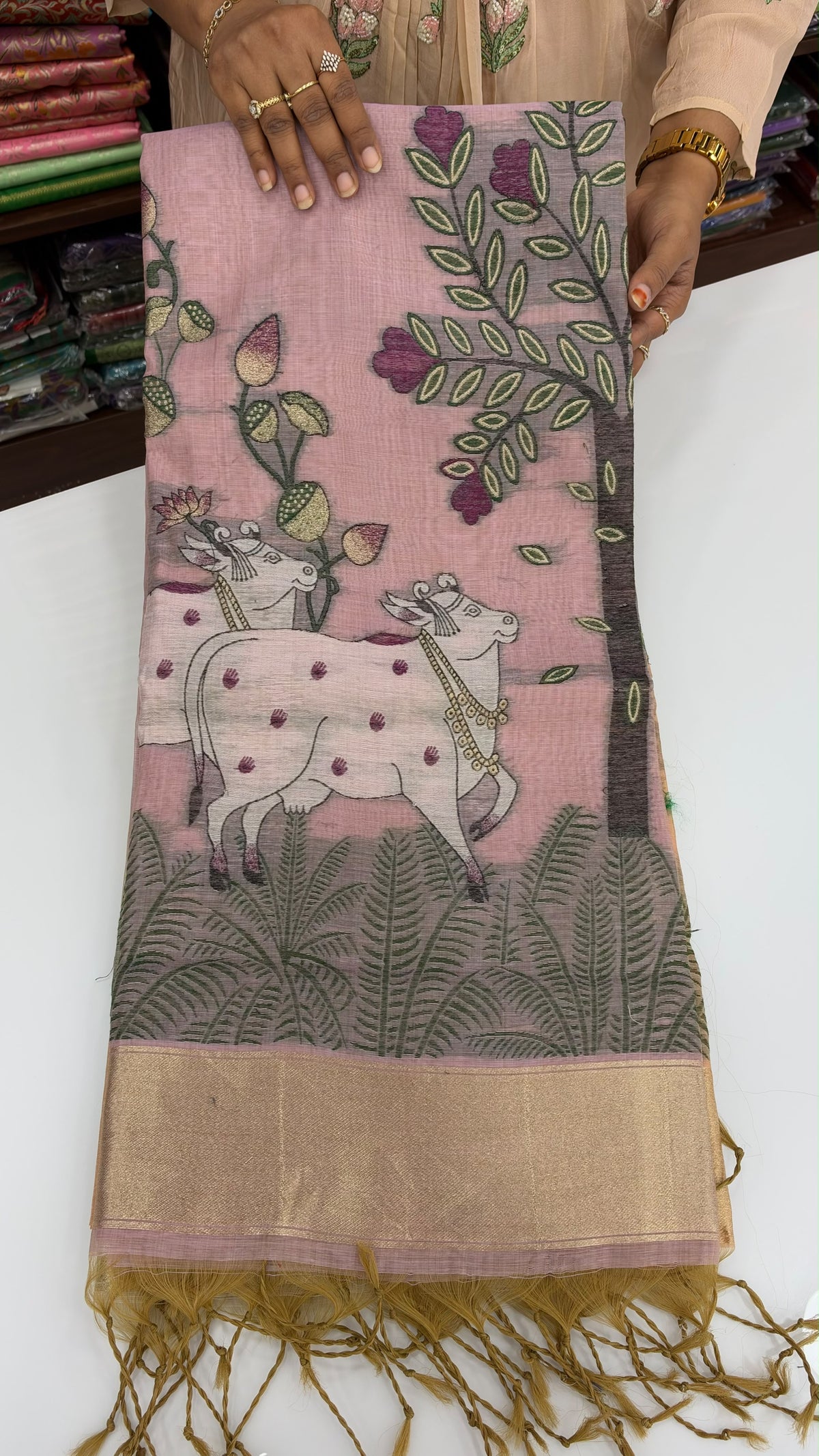 Kandhan cotton fancy sarees