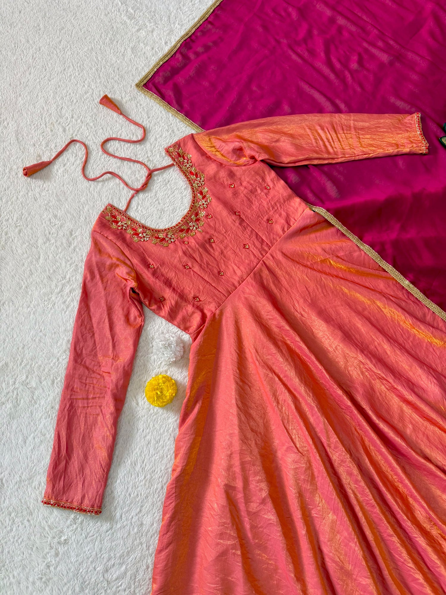 Designer Maggam Work Gown(NON-STORE)
