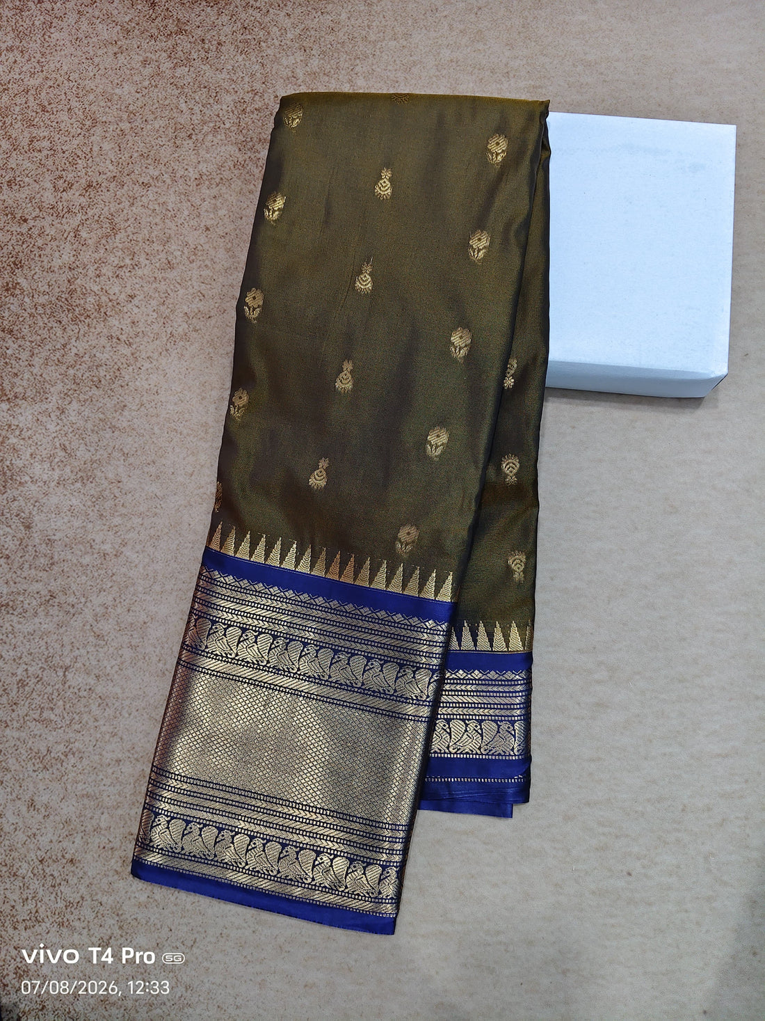 Vintage semi Kanchi pattu sarees
