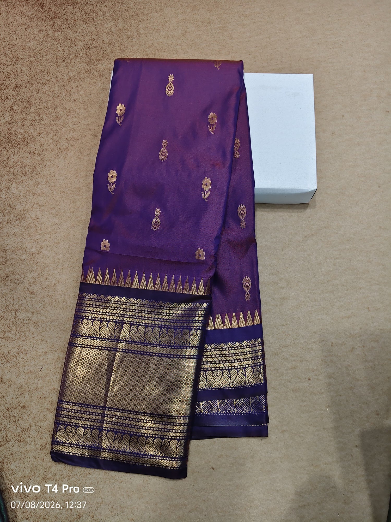 Vintage semi Kanchi pattu sarees