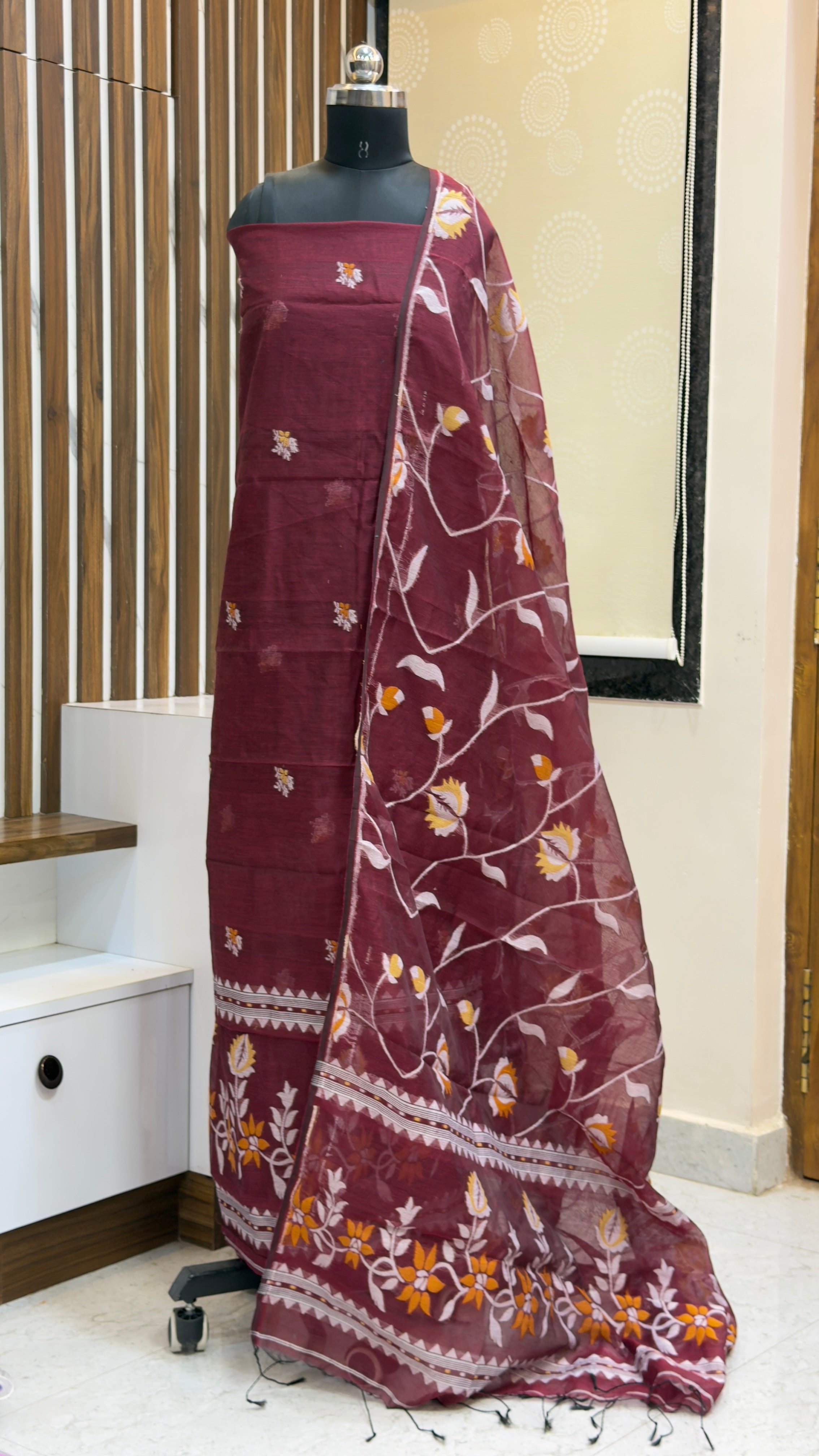 Jamdhani dress materials