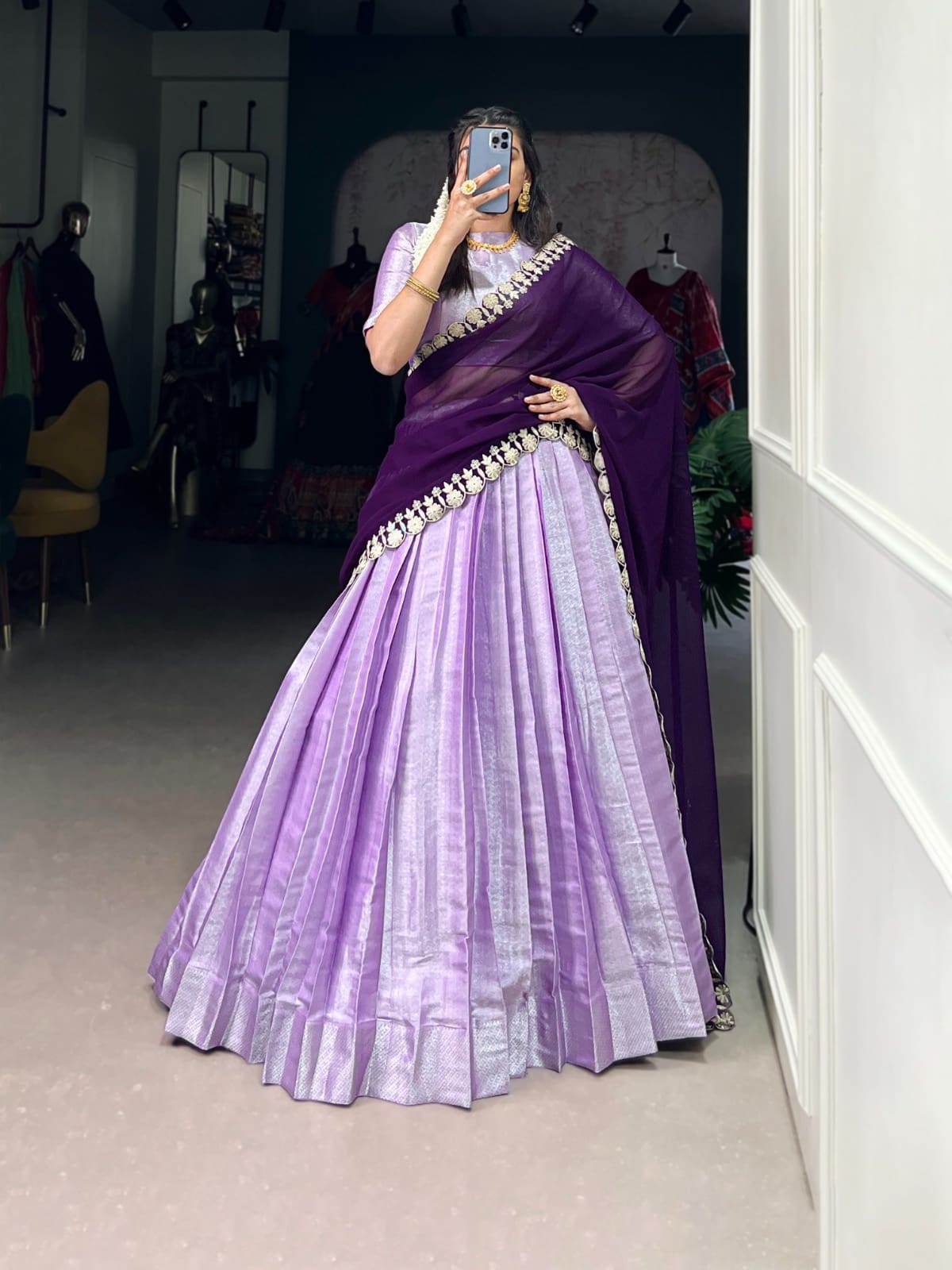 Lavender Lehenga