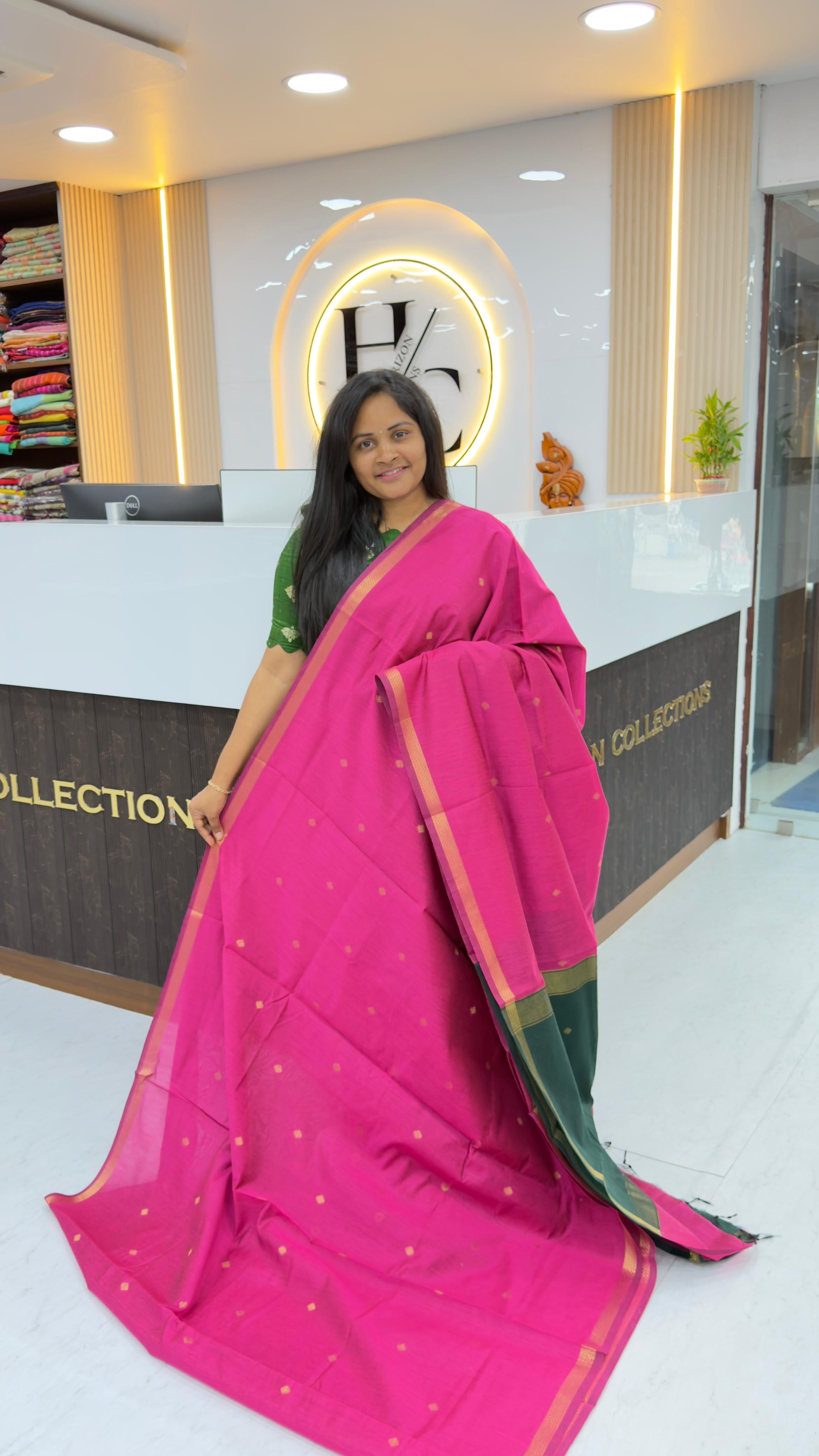 Maheswari cotton silk sarees