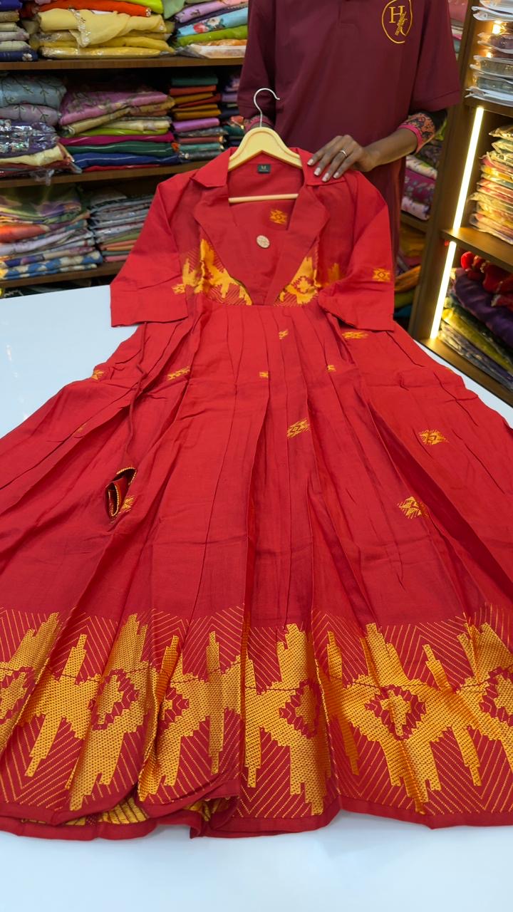 Jamdani frocks In Cotton fabric