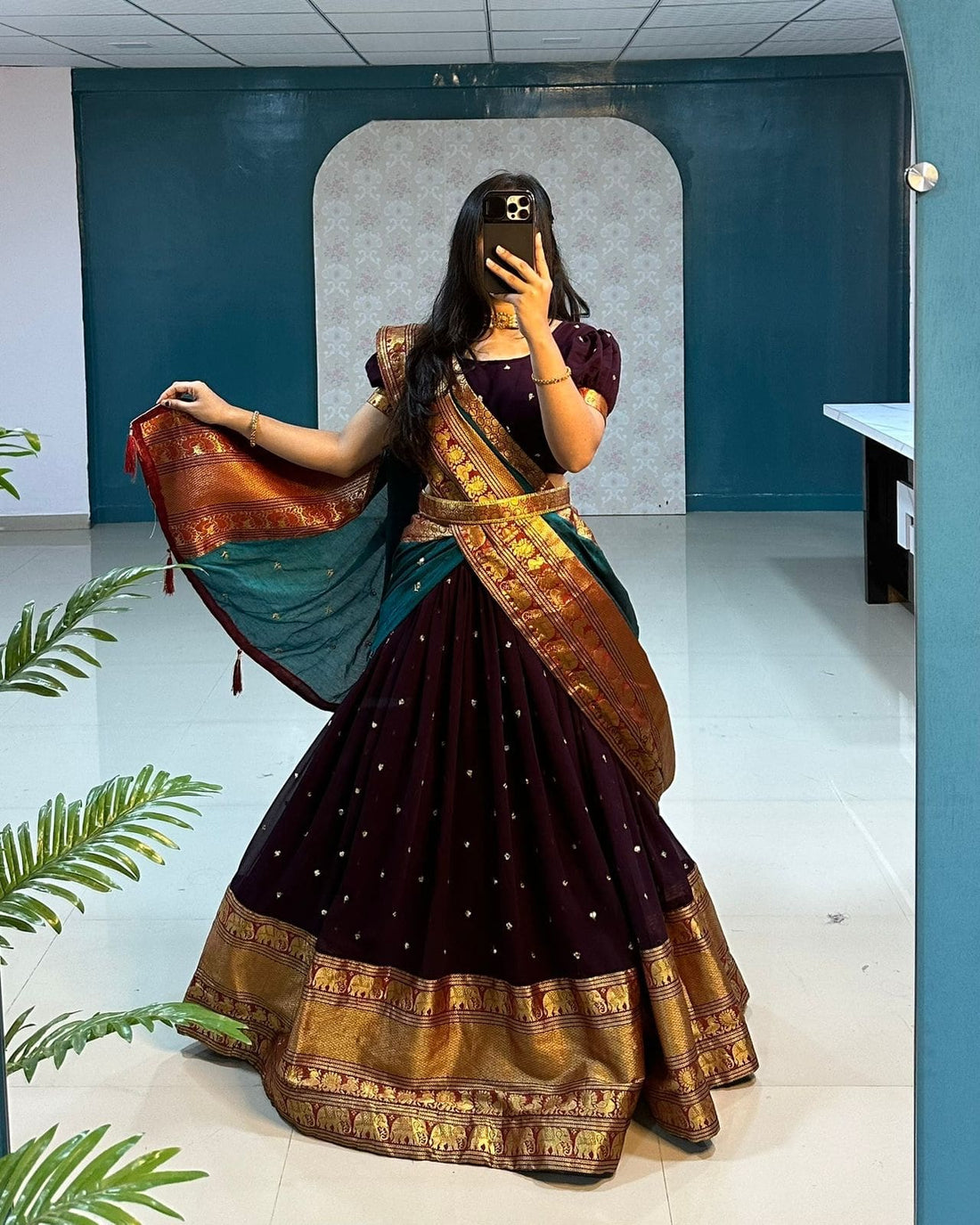 Ready to wear Georgette lehenga