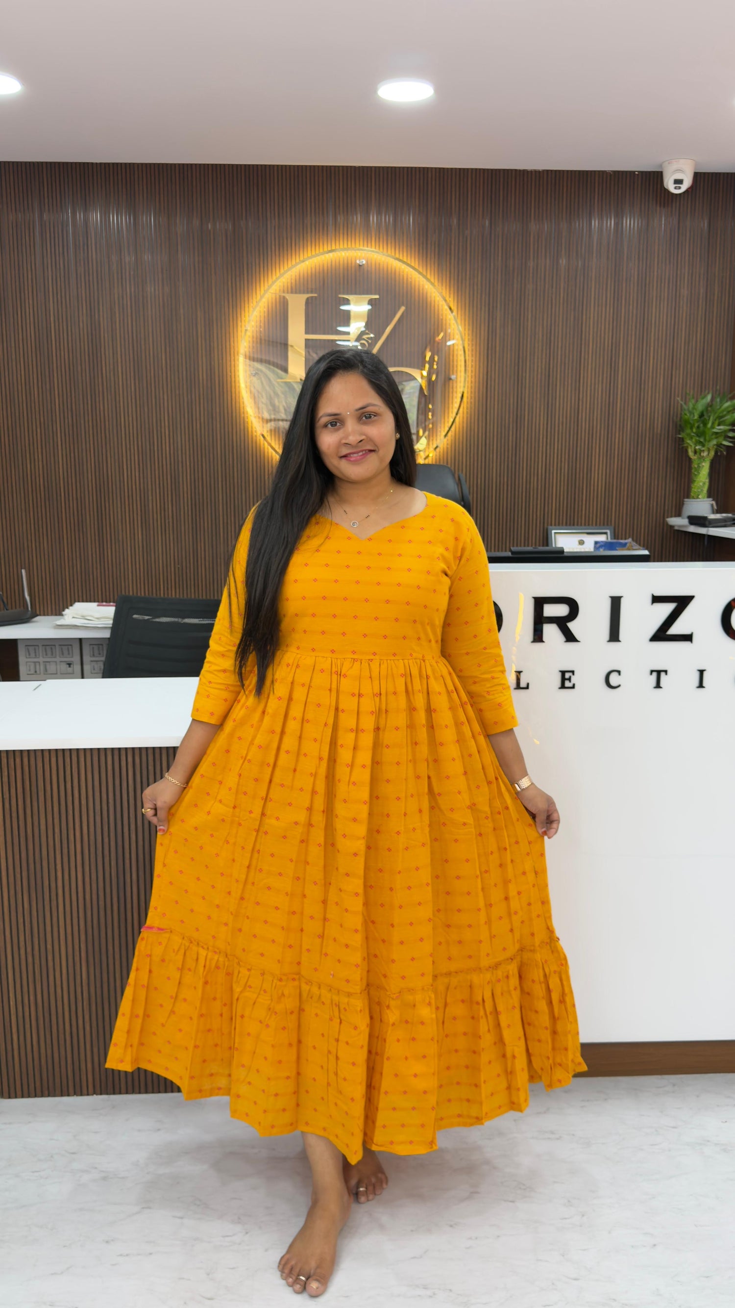 Pure cotton jamdhani frocks