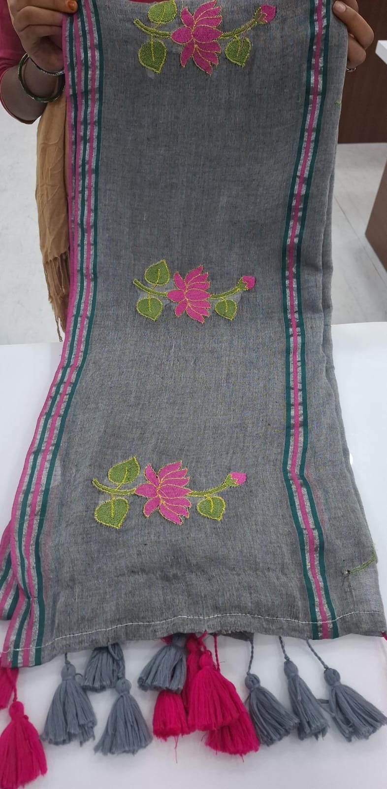 Mul cotton saree