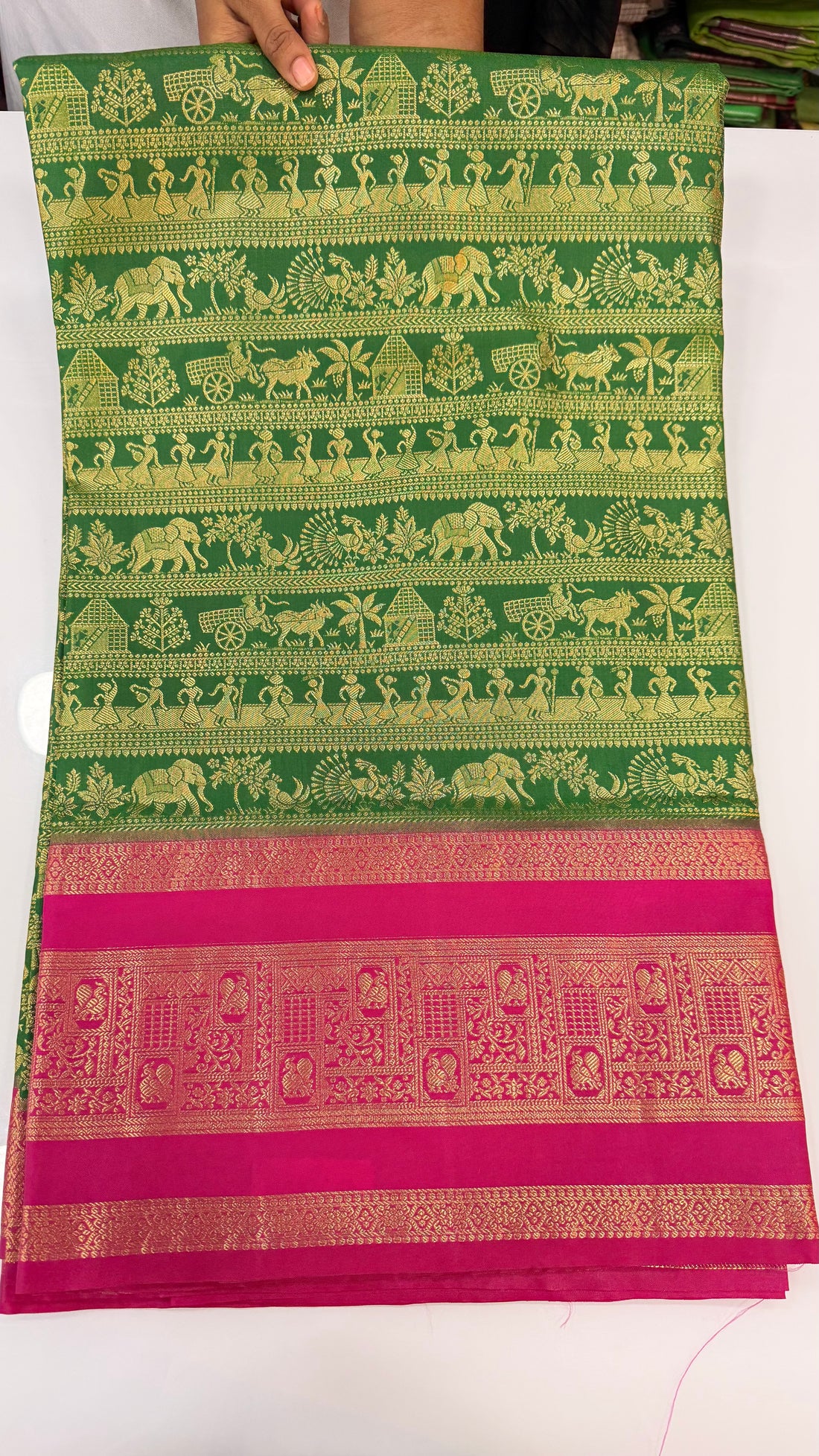 Bridal Meenakari sarees