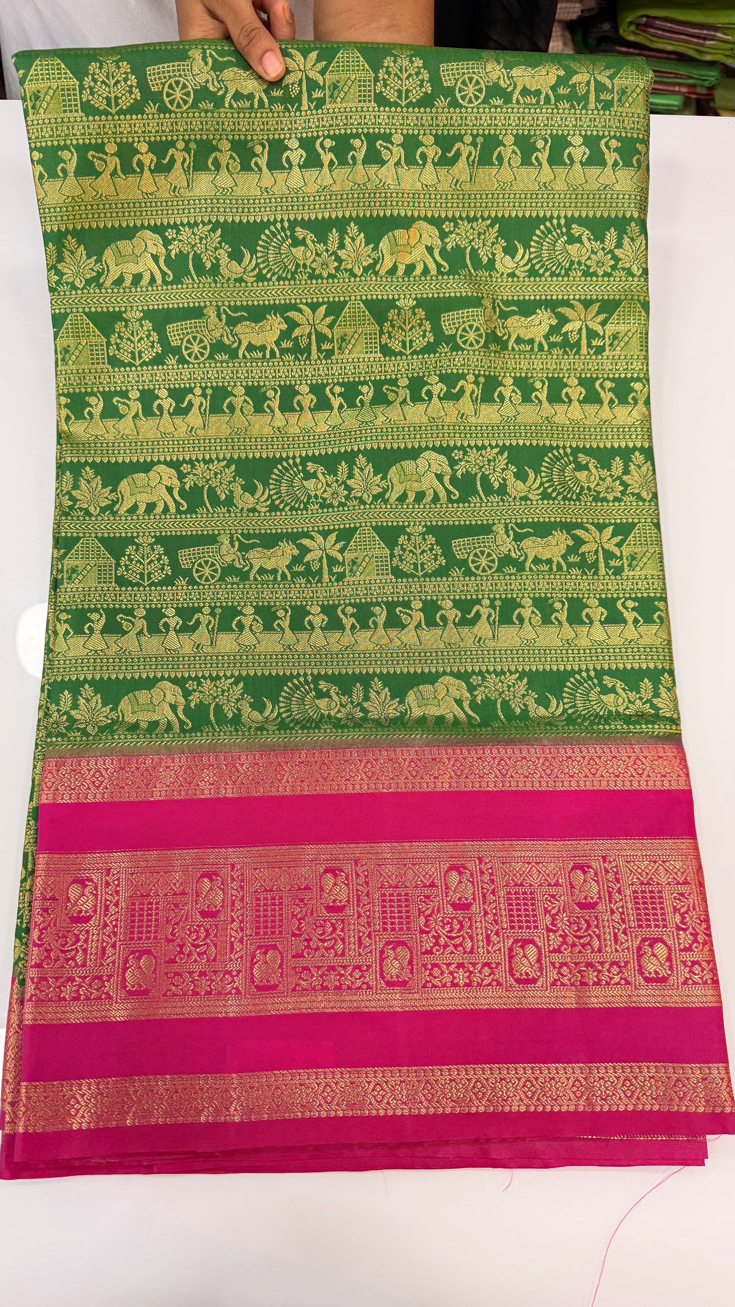 Bridal Meenakari sarees