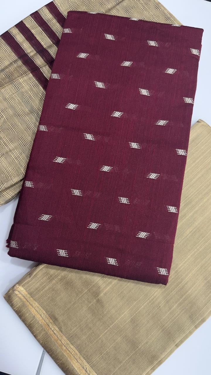 Raw silk dress materials