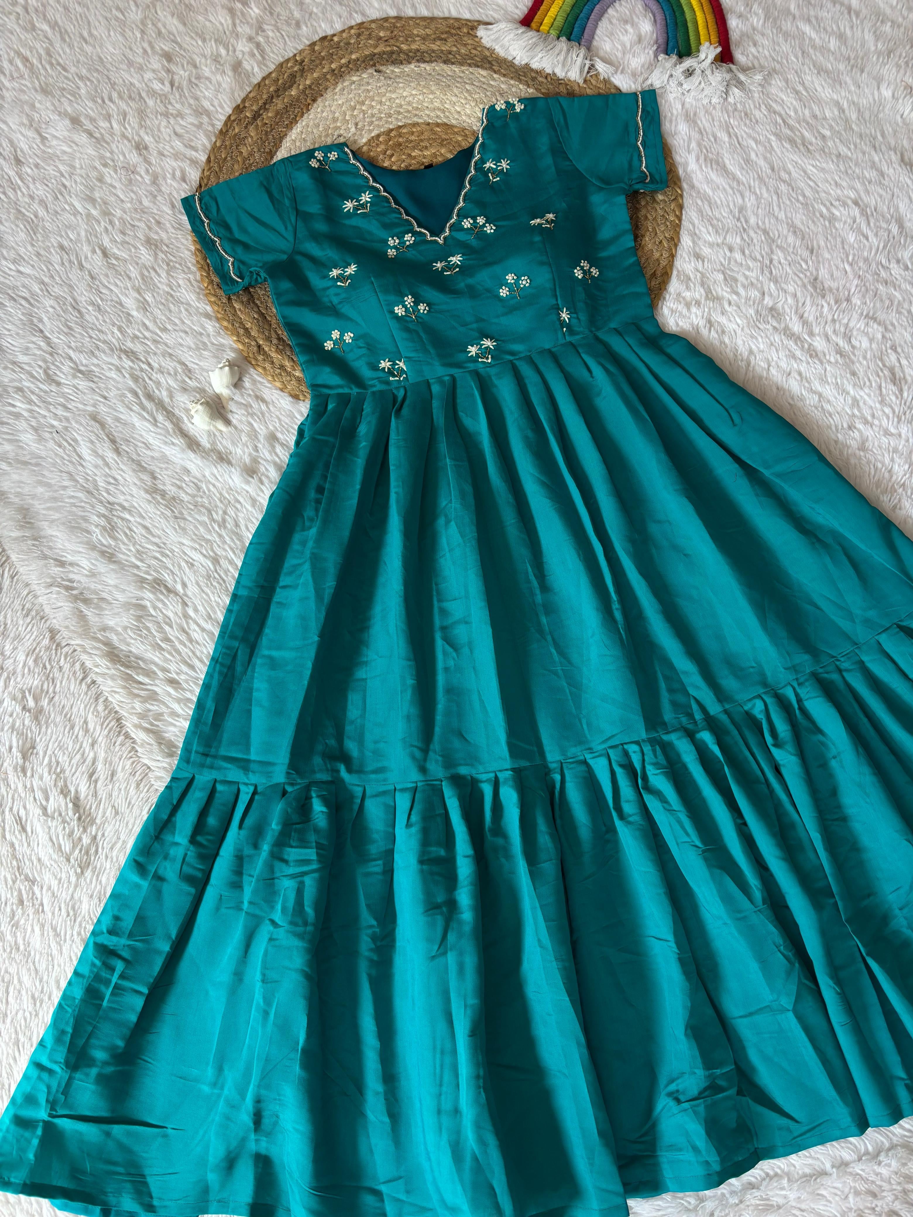 Beautiful frocks with maggam work