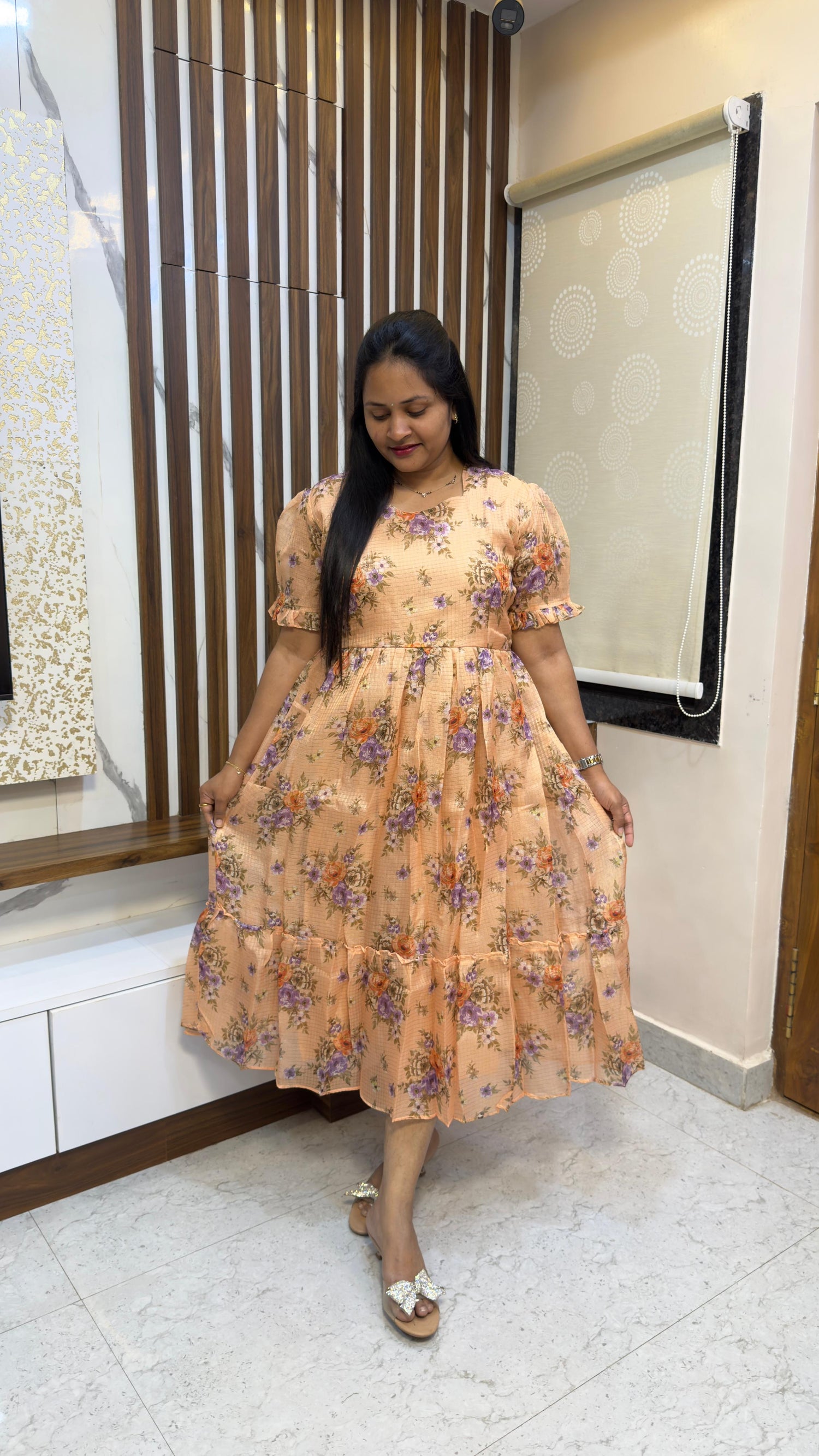 Floral Kota frocks