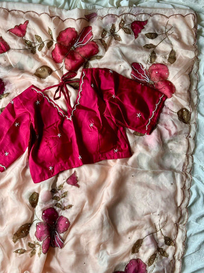 Soft Tabi silk designer saree